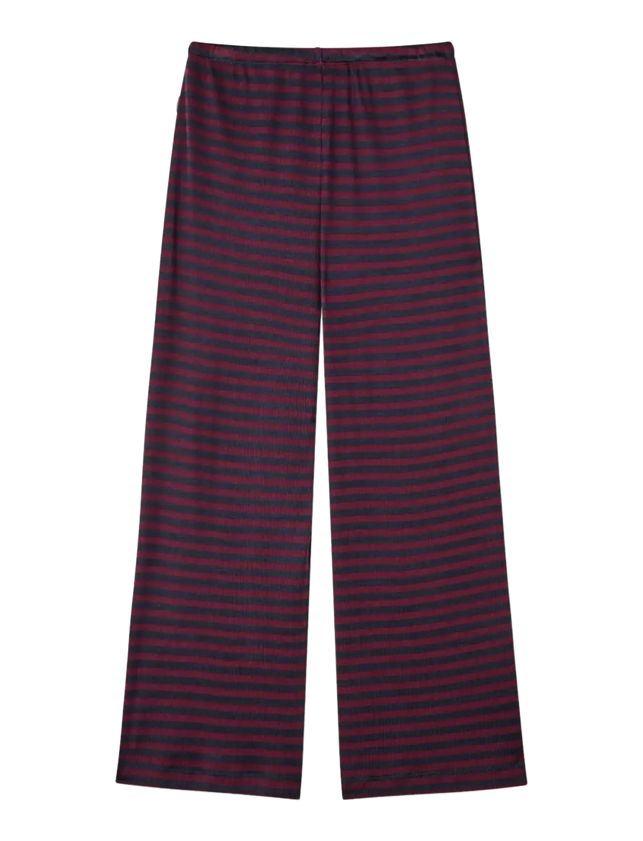 Mads Nørgaard - 2x2 Cotton Stripe Verona Pants - jogginghosen - sky captain/winetasting - 1