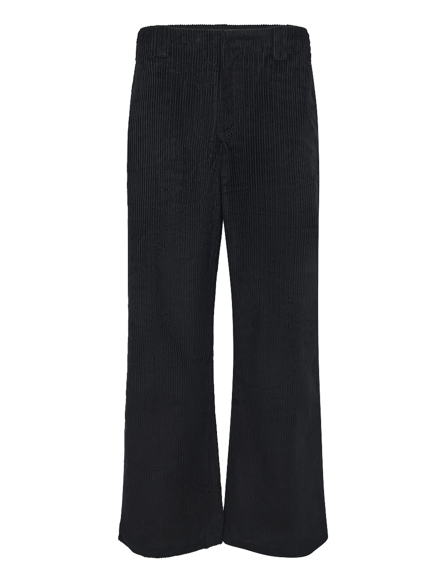 Mads Nørgaard - Pretty Cord Carly Pants - velvetpüksid - black - 0