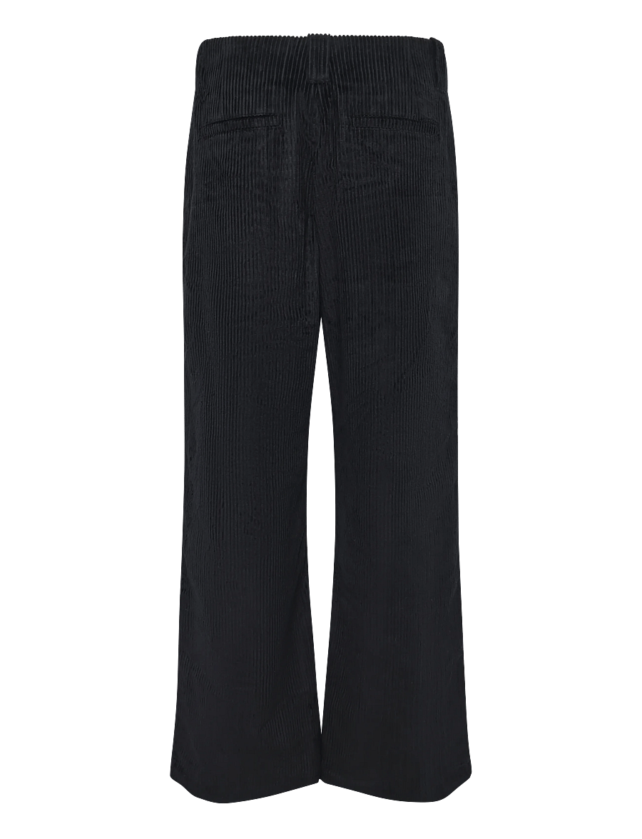 Mads Nørgaard - Pretty Cord Carly Pants - velvetpüksid - black - 1
