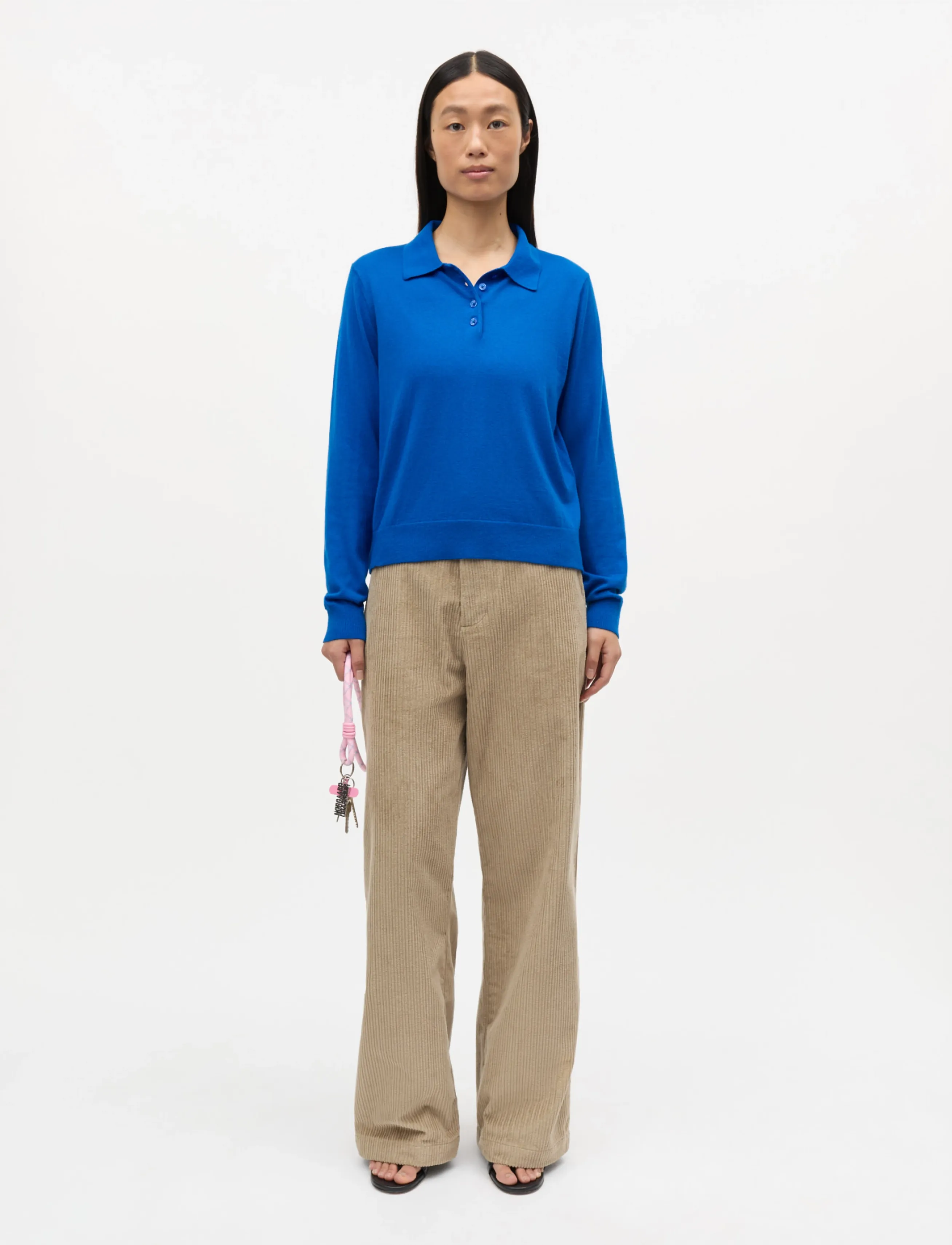 Mads Nørgaard Pretty Cord Carly Pants - Mads Nørgaard - SENECA ROCK / beige
