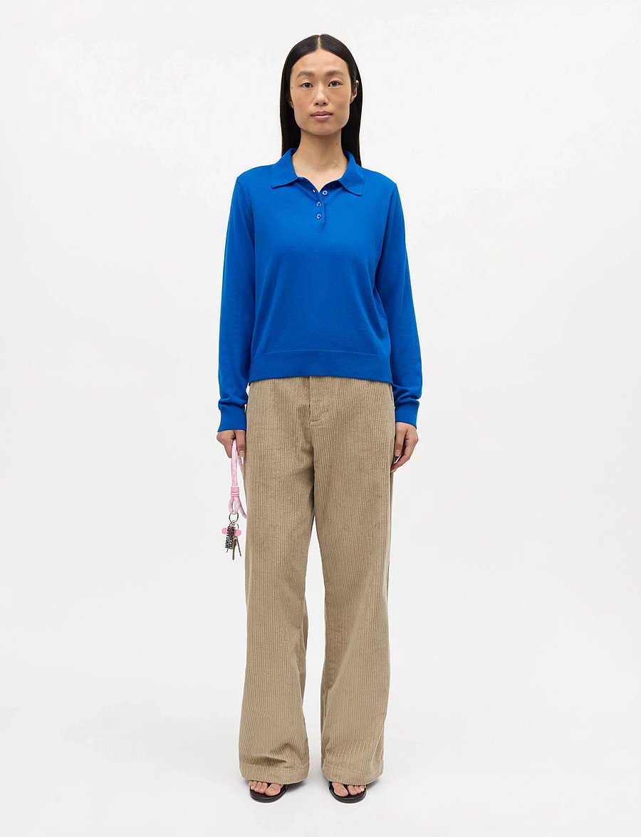 Mads Nørgaard - Pretty Cord Carly Pants - velvetpüksid - seneca rock - 0