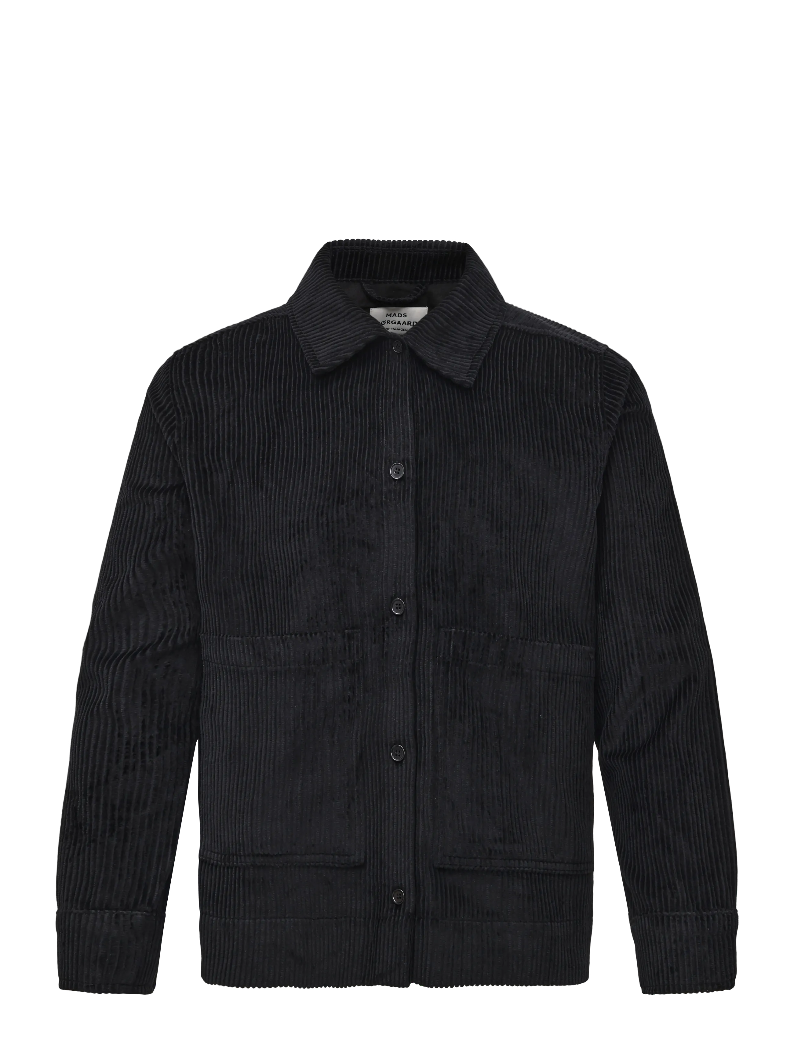 Mads Nørgaard Pretty Cord Gaila Shirt - Streetstyle - BLACK / black
