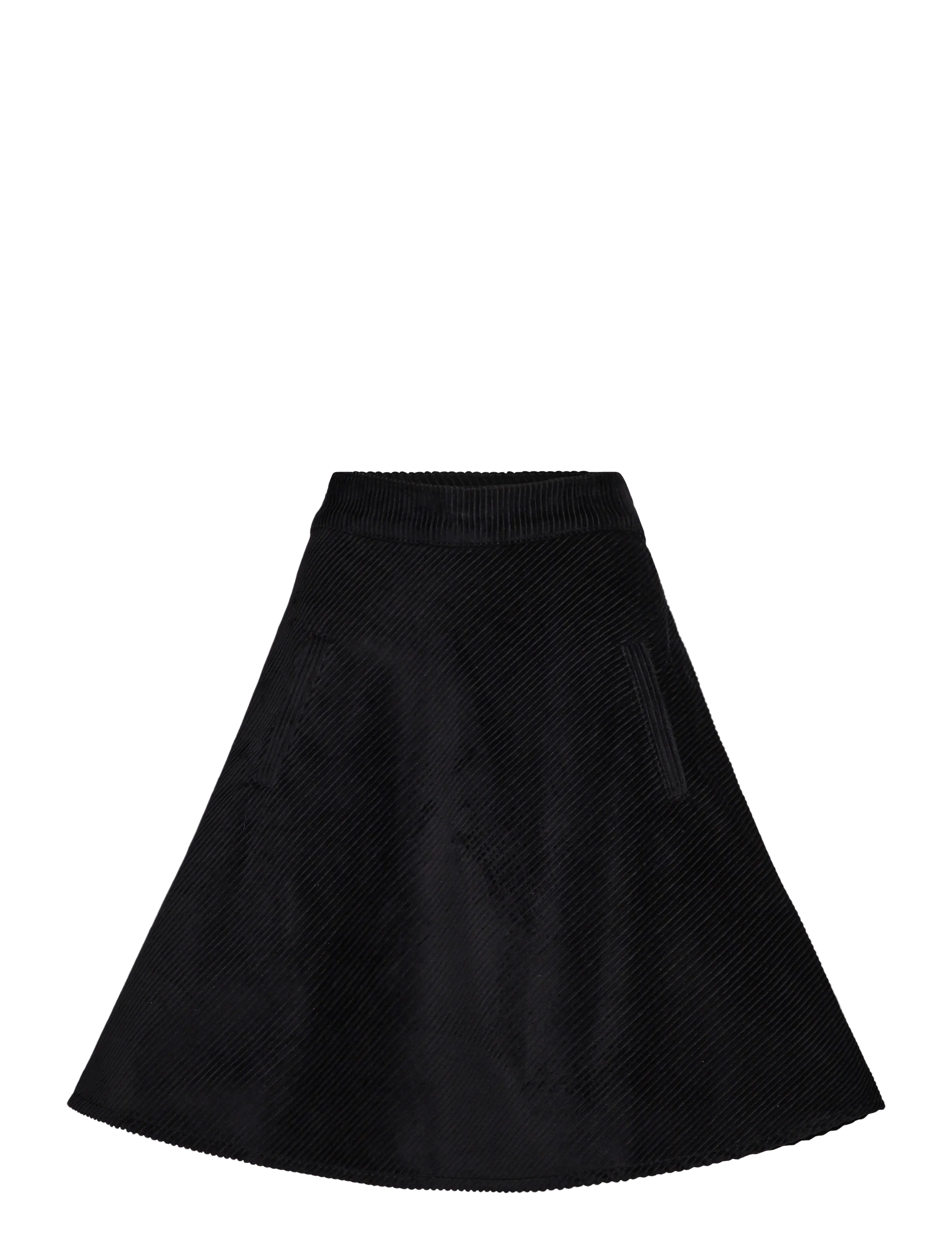 Mads Nørgaard Pretty Cord Stelly Skirt - Tänavastiil - BLACK / black