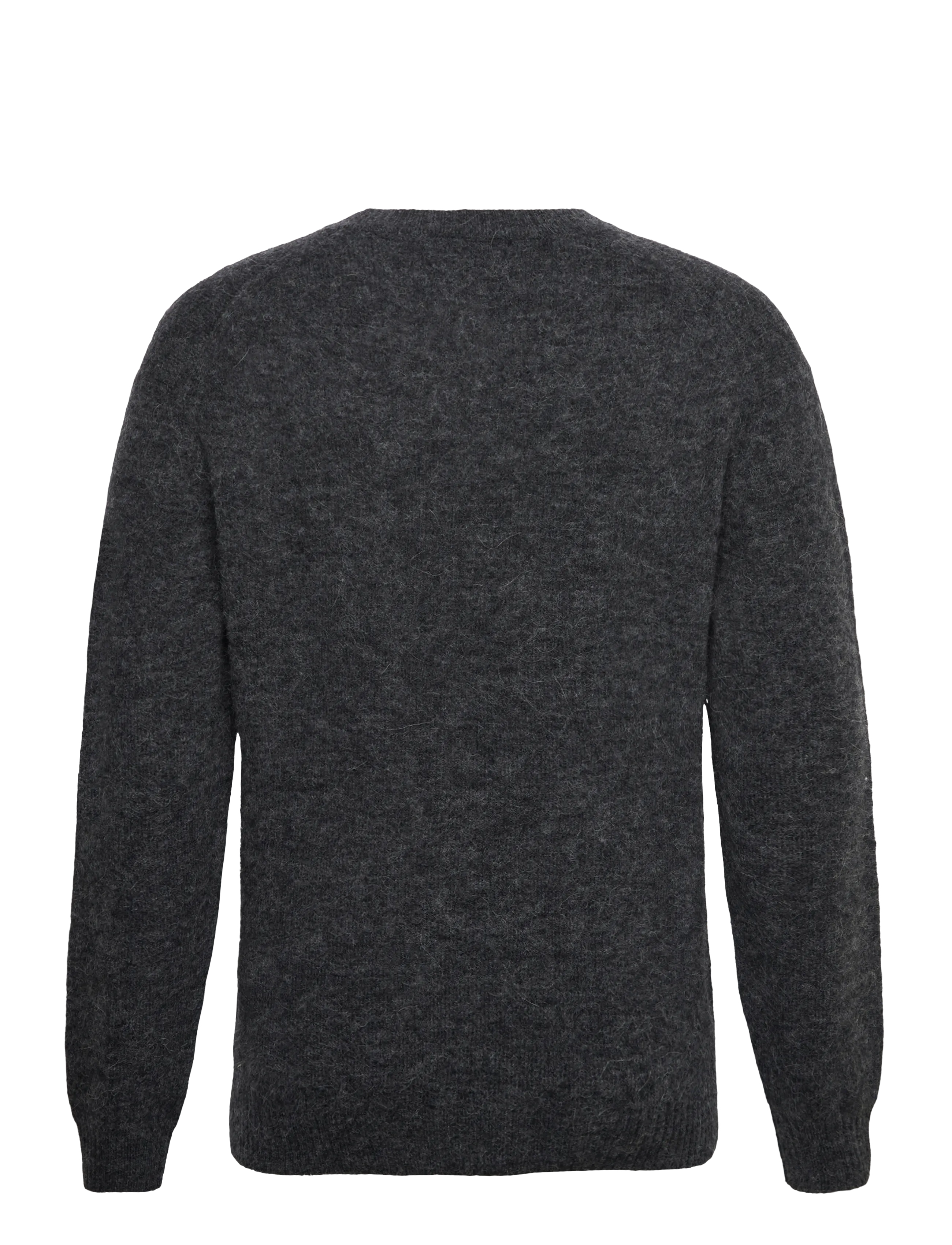 Mads Nørgaard - Alpaca Wool Vilhelm Knit - rundhals - dark grey melange - 1
