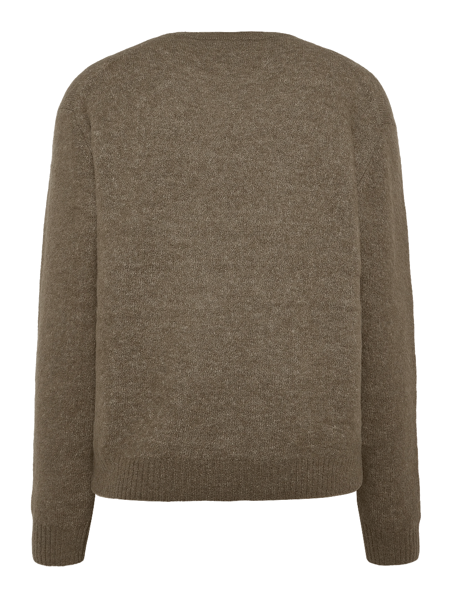 Mads Nørgaard - Alpaca Wool Vilhelm Knit - rundhals - tarmac - 1