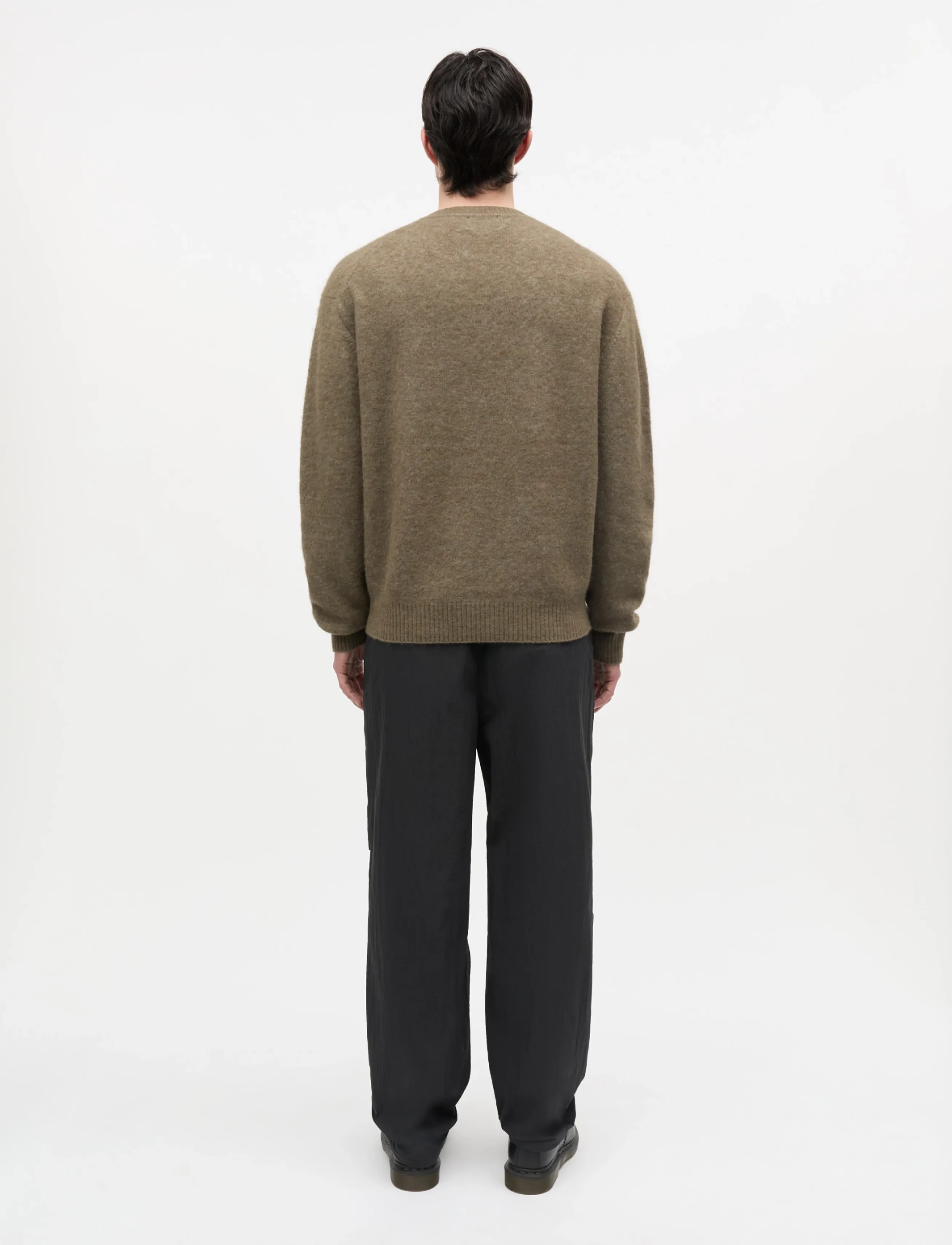 Mads Nørgaard - Alpaca Wool Vilhelm Knit - rundhals - tarmac - 2