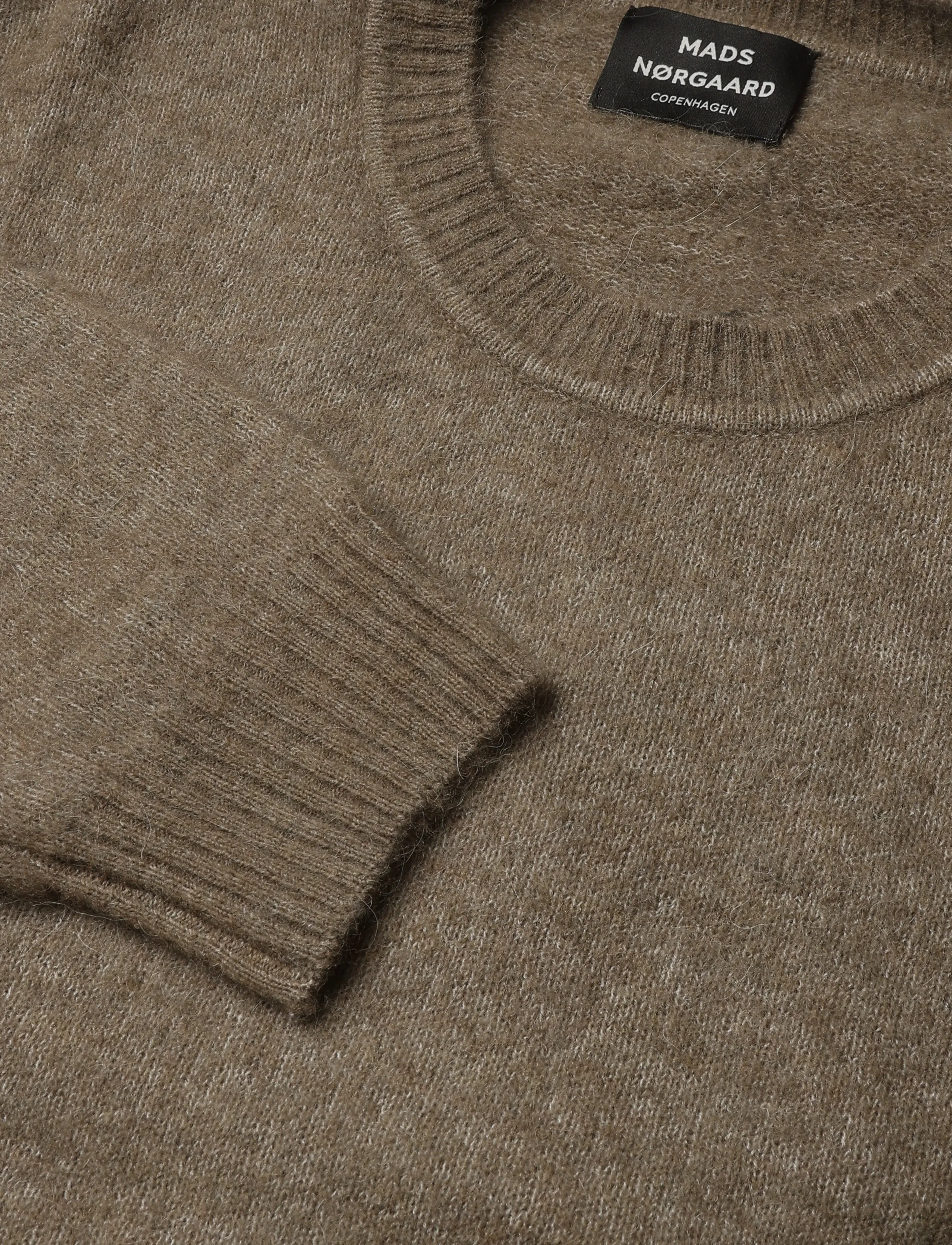 Mads Nørgaard - Alpaca Wool Vilhelm Knit - rundhals - tarmac - 3
