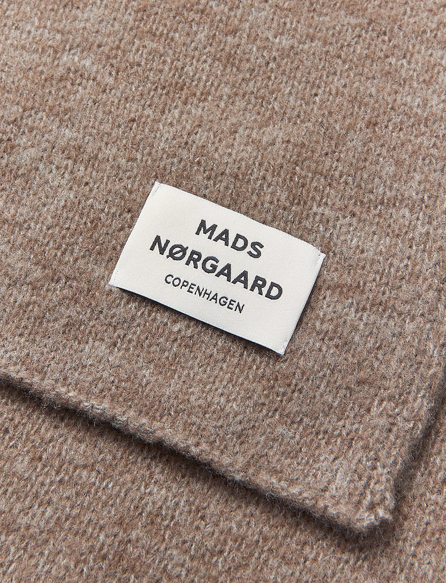 Mads Nørgaard - Tosca Aloni Scarf - winter scarves - roasted cashew - 1