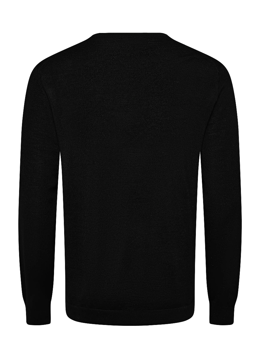 Mads Nørgaard - Merino Wool Karsten Knit - rundhals - black - 1