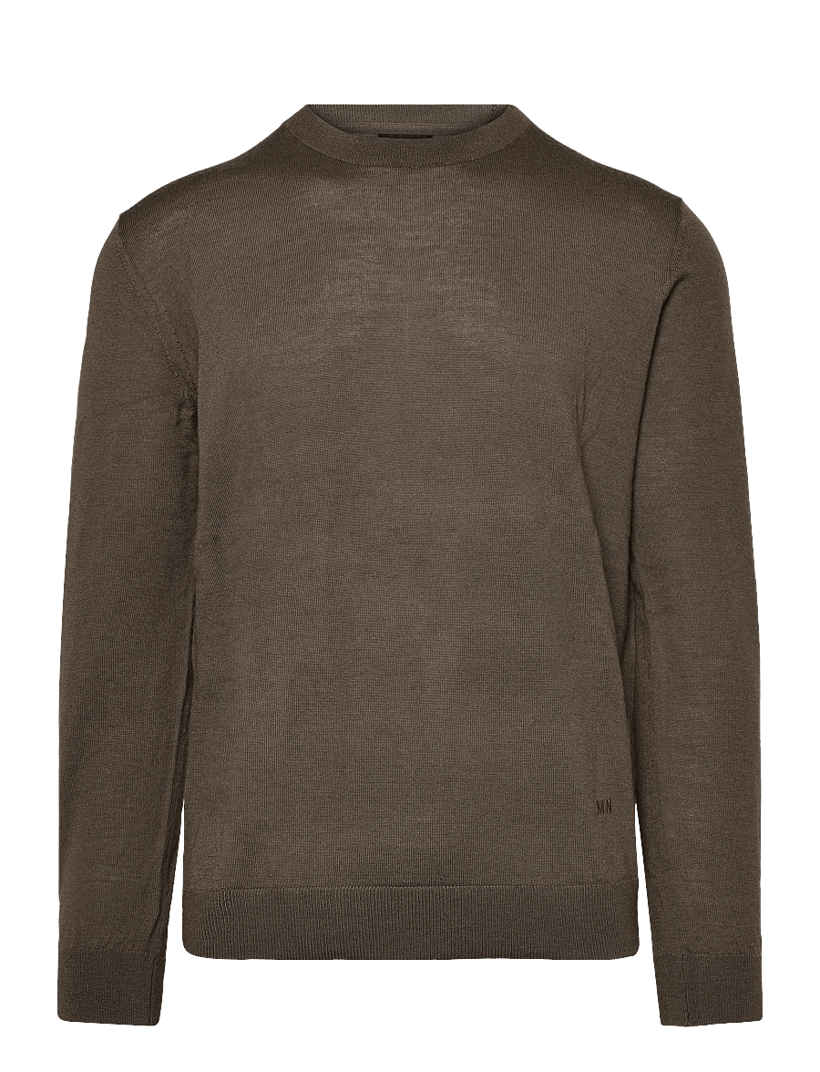 Mads Nørgaard - Merino Wool Karsten Knit - rundhals - tarmac - 1