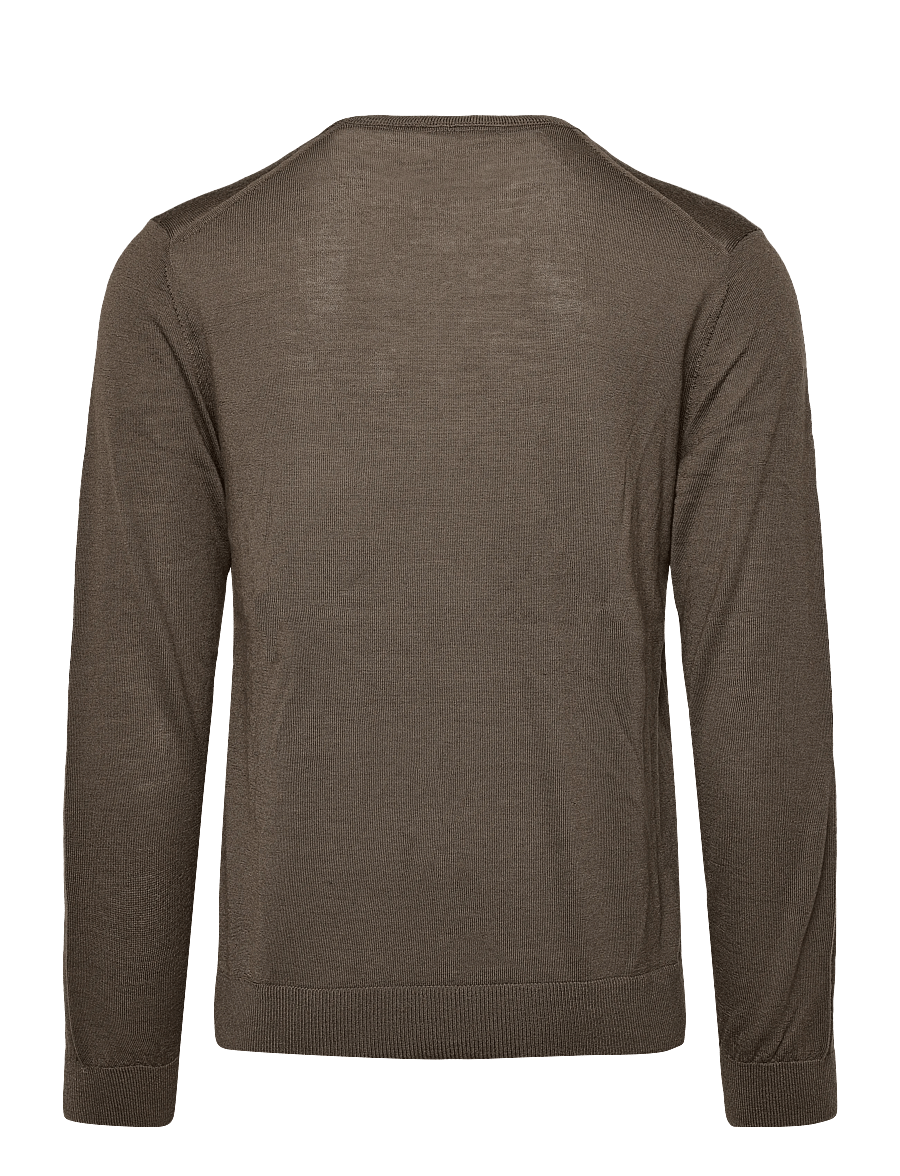 Mads Nørgaard - Merino Wool Karsten Knit - rundhals - tarmac - 2