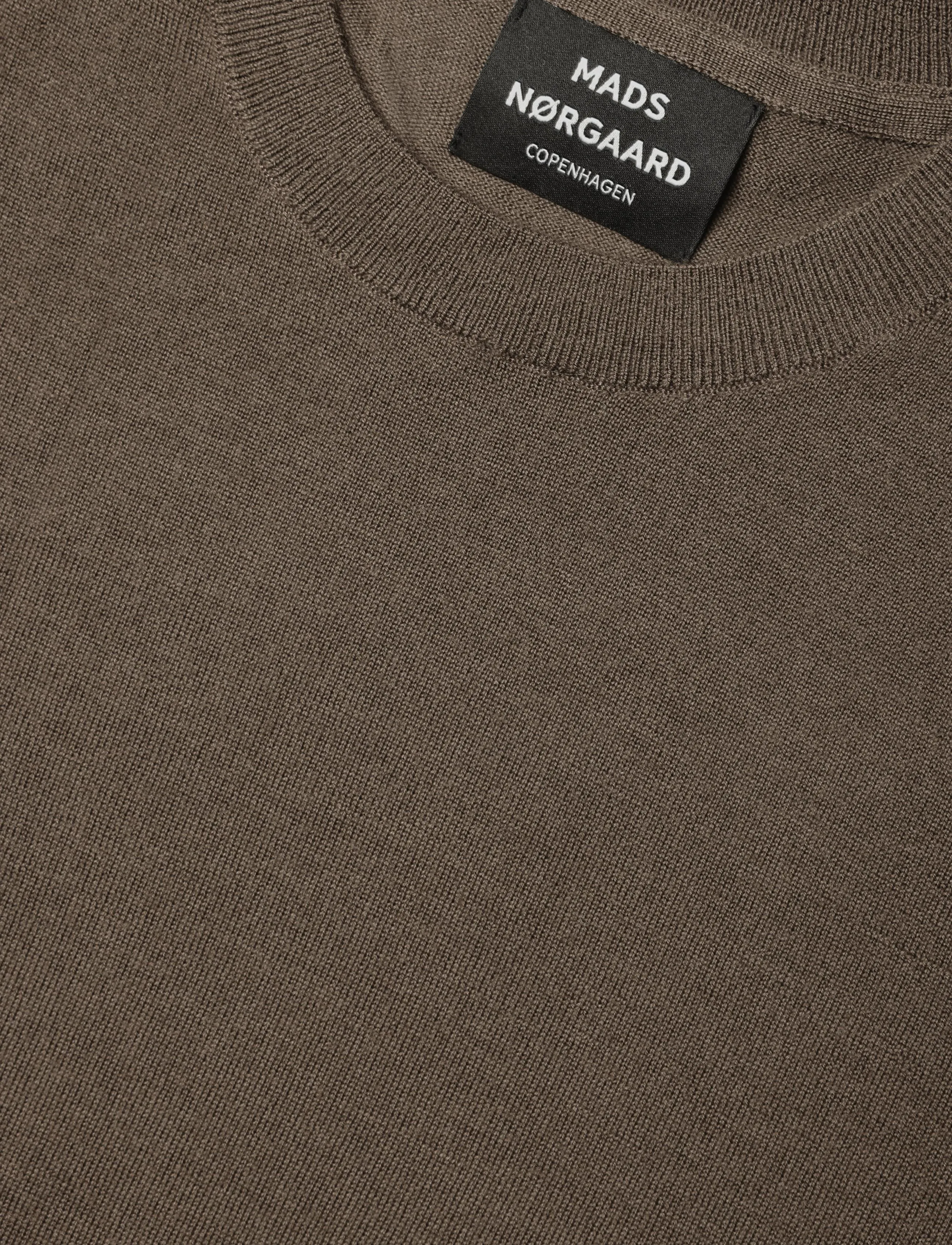 Mads Nørgaard - Merino Wool Karsten Knit - rundhals - tarmac - 4