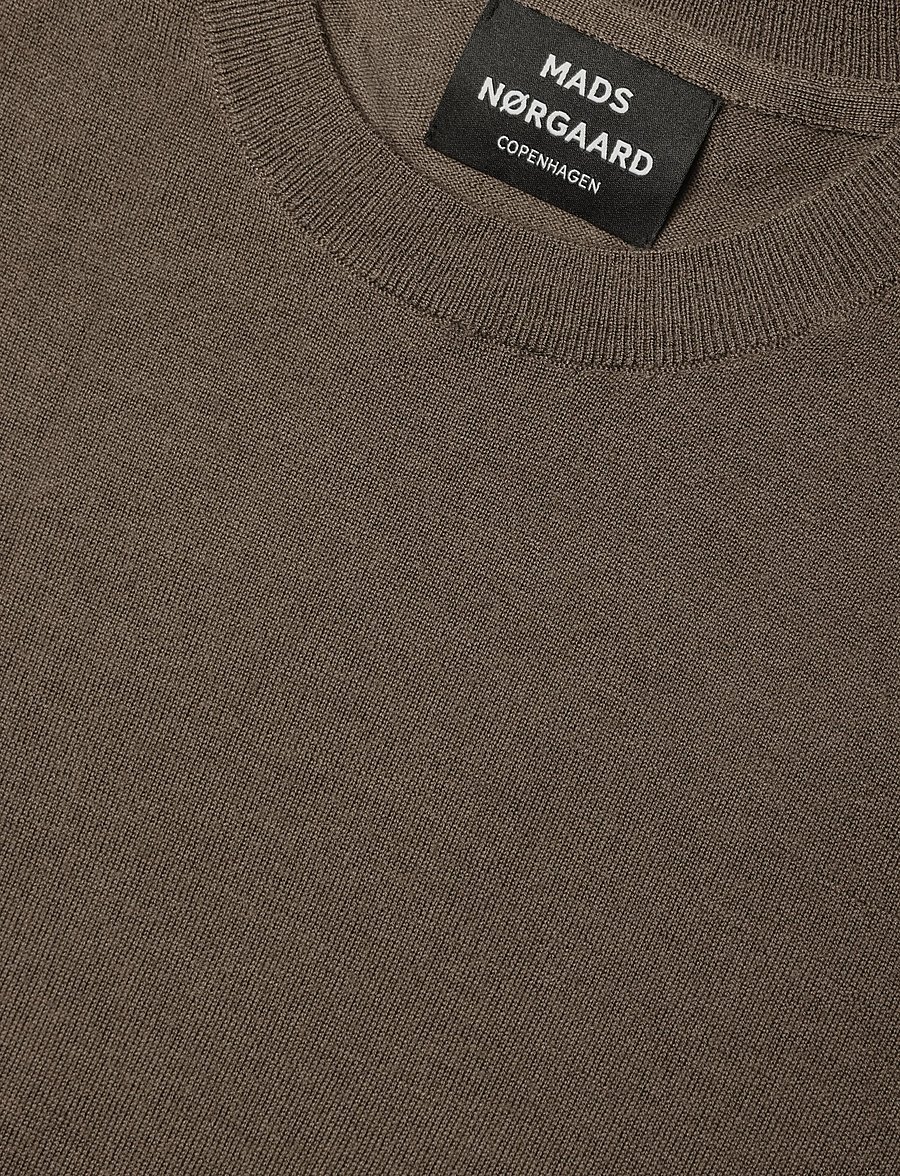 Mads Nørgaard - Merino Wool Karsten Knit - rundhals - tarmac - 4
