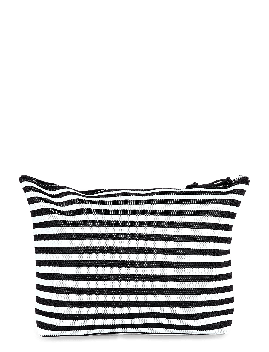 Mads Nørgaard - Knit Stripe Hilden Toiletry Bag - modetrends - black/white - 1