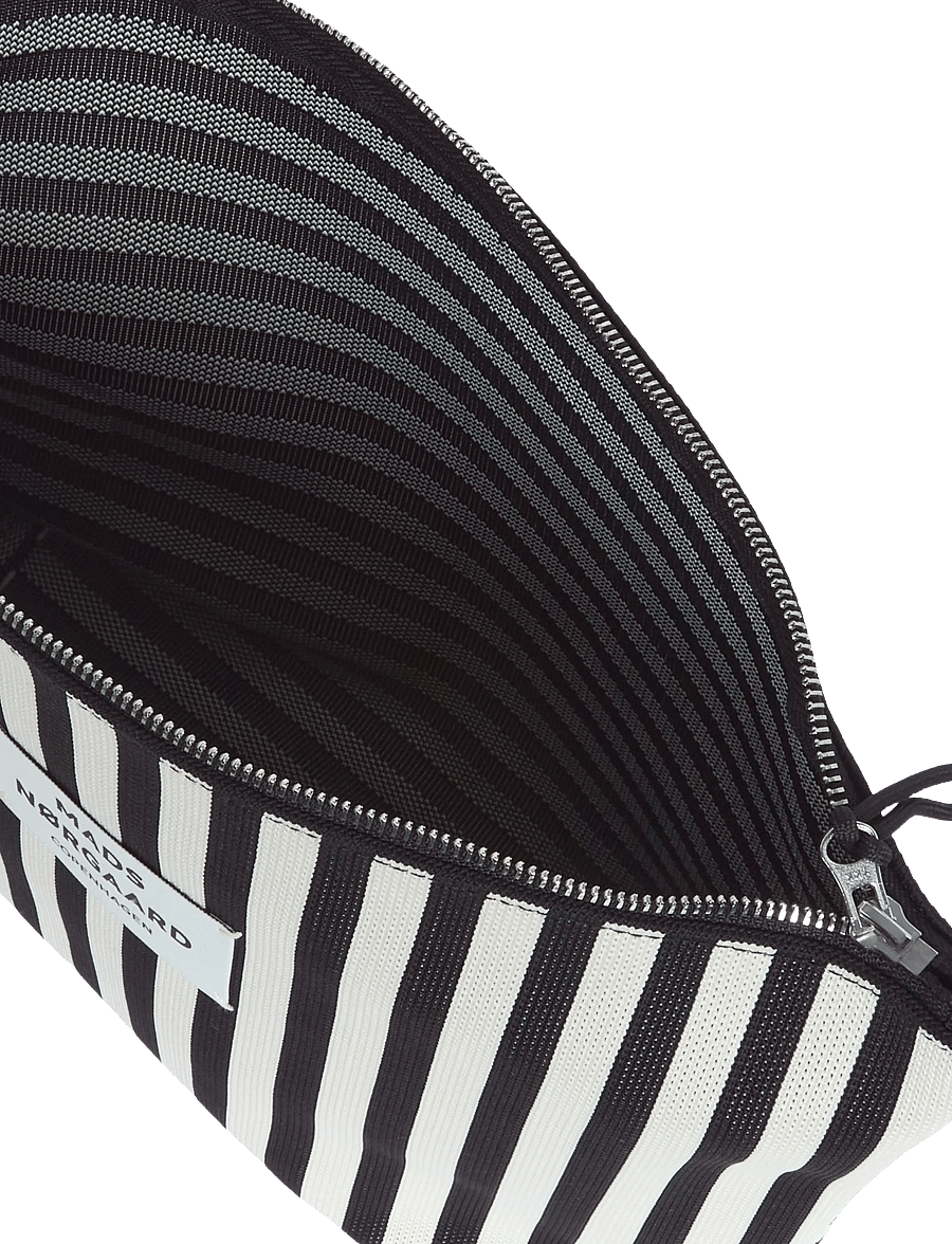 Mads Nørgaard - Knit Stripe Hilden Toiletry Bag - modetrends - black/white - 4