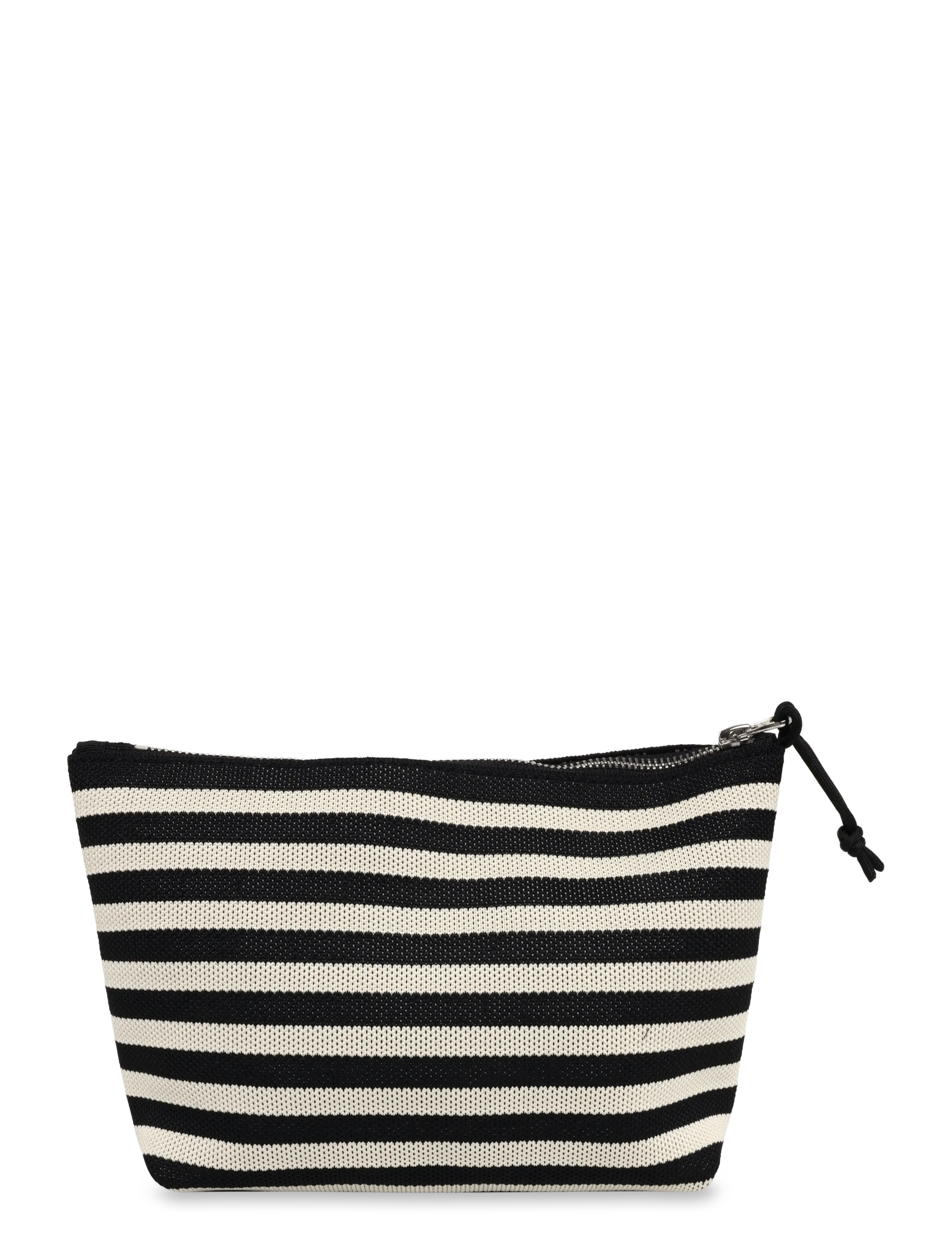 Mads Nørgaard - Knit Stripe Hof Make-Up Bag - die niedrigsten preise - black/white - 1