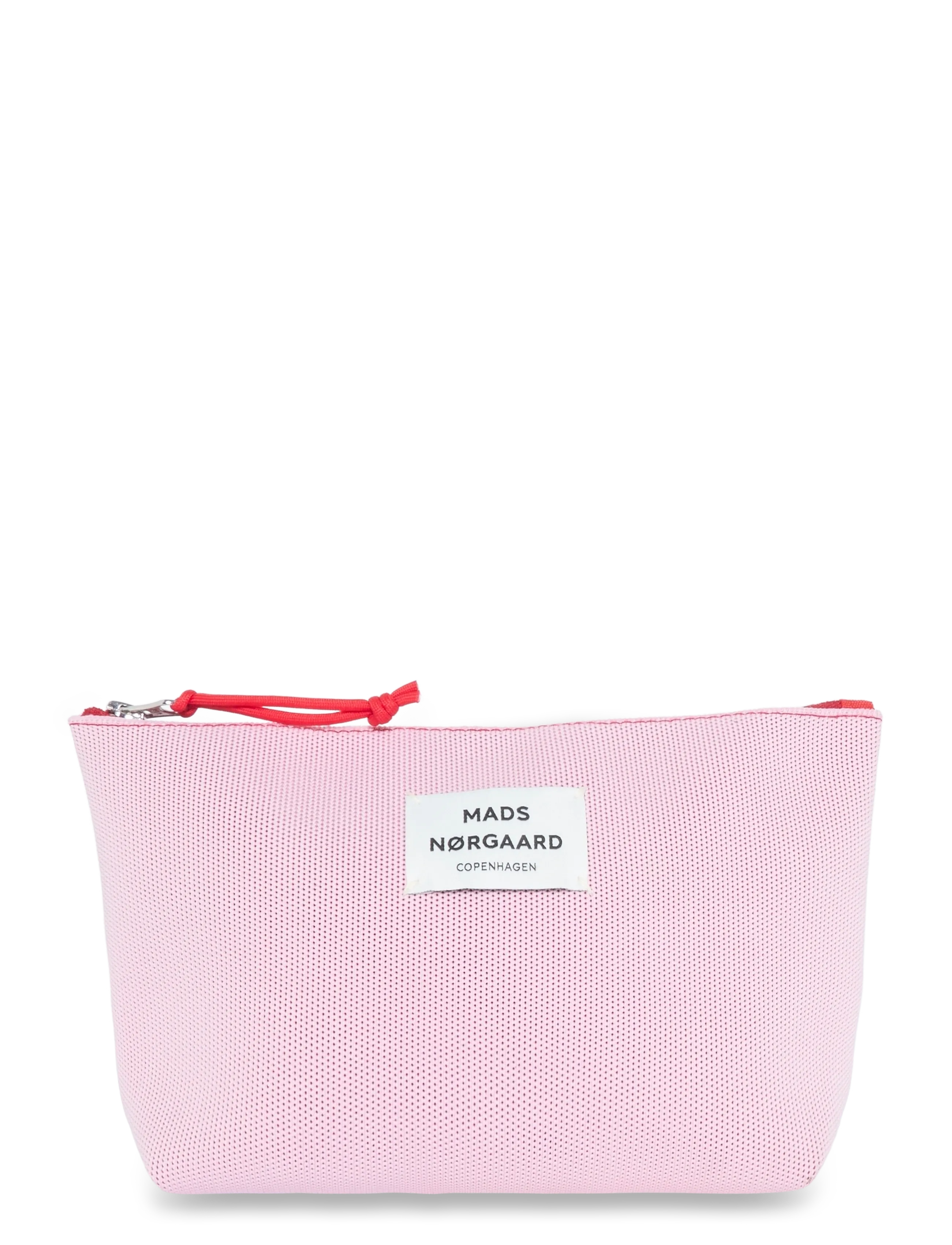 Mads Nørgaard Knit Stripe Hof Make-Up Bag - Käekotid ja seljakotid - FAIRY TALE/GOJI BERRY / pink/rose