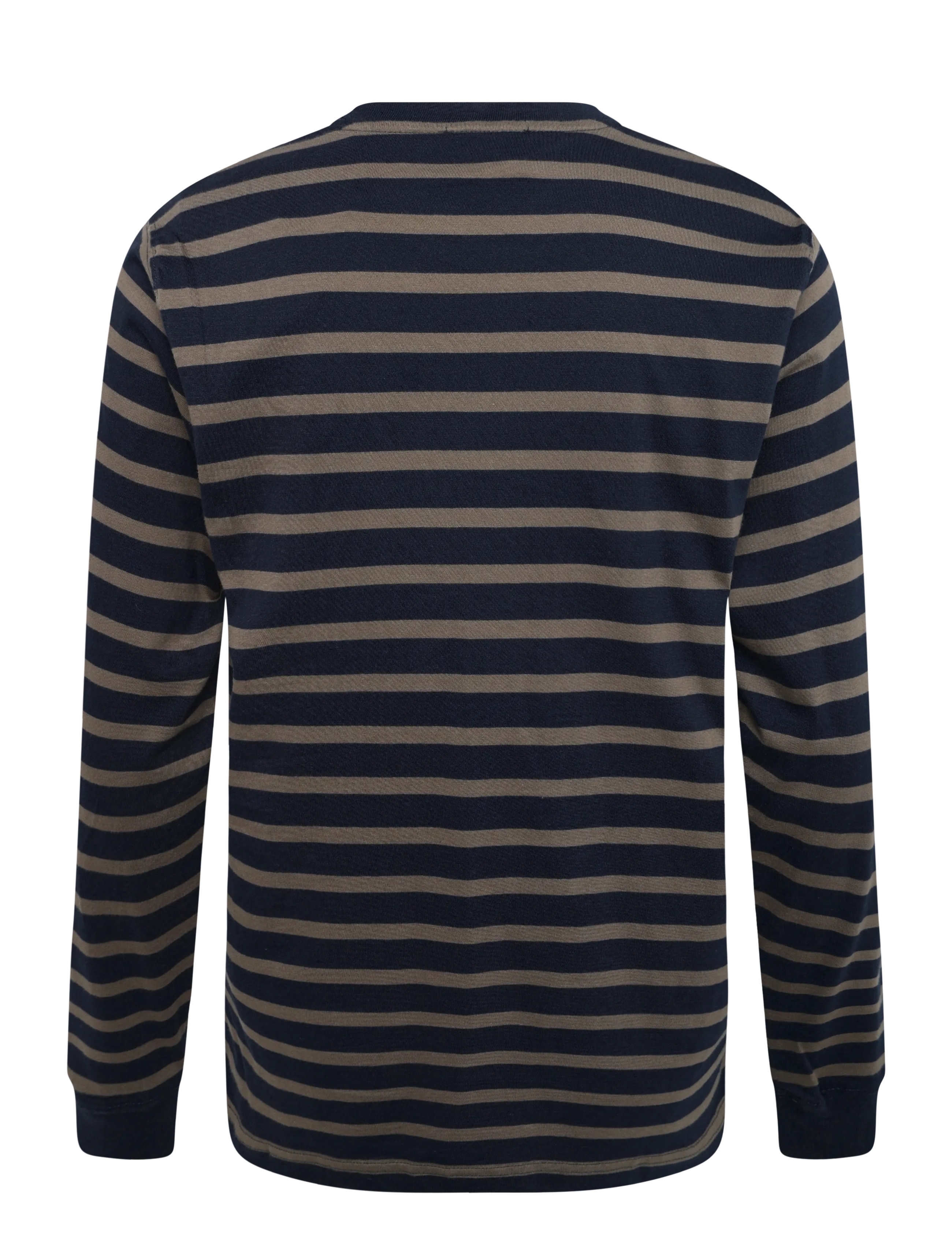 Mads Nørgaard - Cotton Jersey Stripe Frode Tee LS - langärmelige t-shirts - sky captain/tarmac - 2
