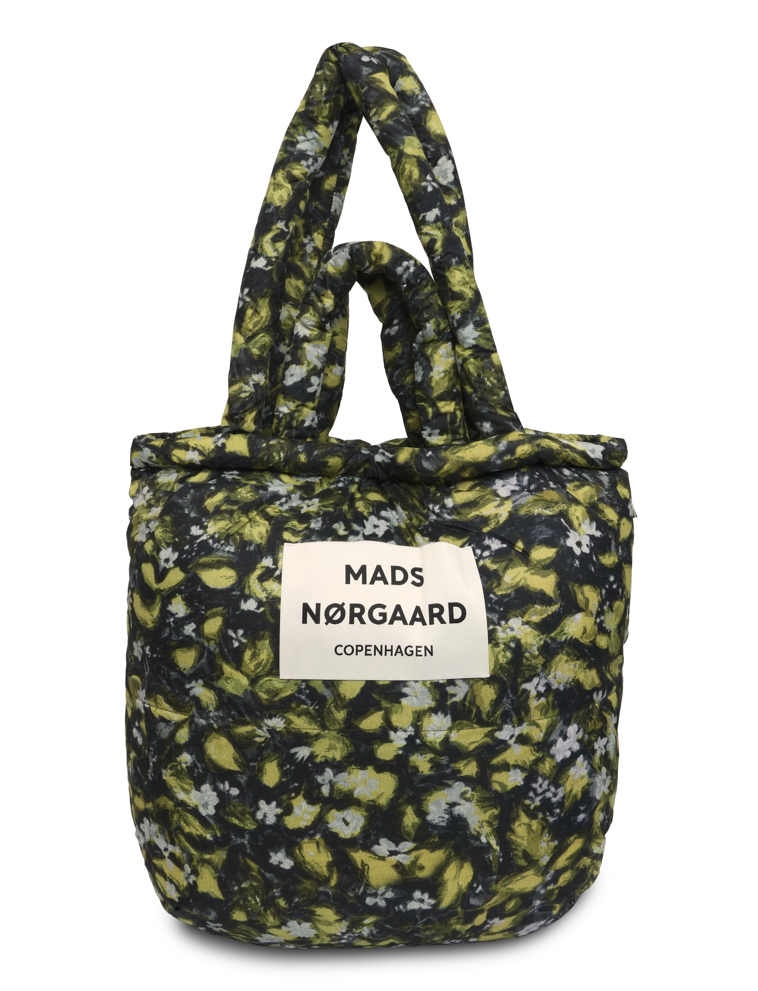 Mads Nørgaard Light Ripstop Pillow AOP Bag - Danska märken - FLORA AOP / green