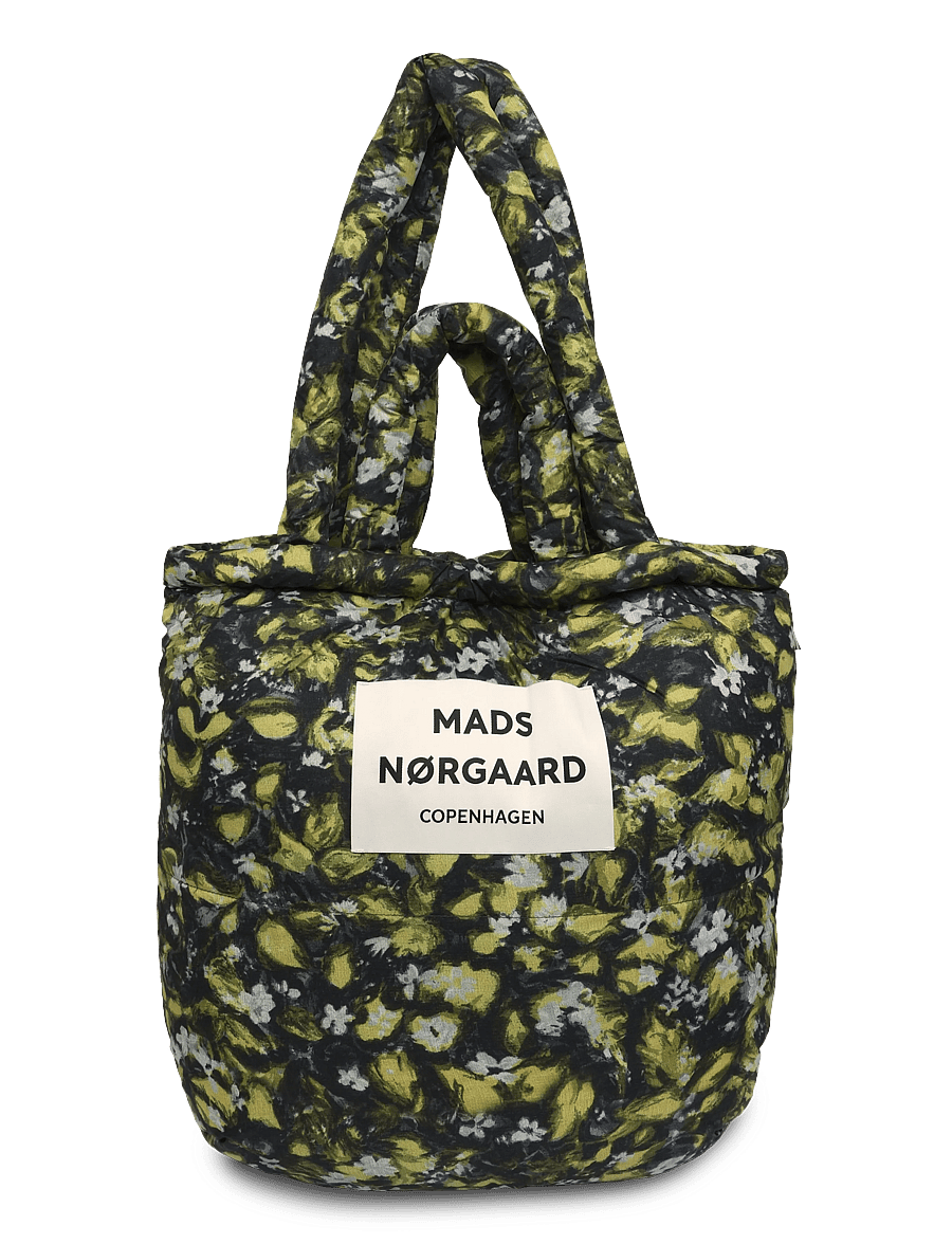 Mads Nørgaard - Light Ripstop Pillow AOP Bag - tote bags - flora aop - 1