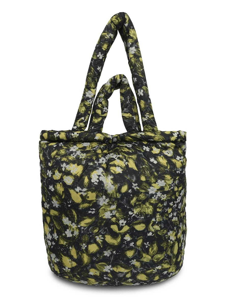 Mads Nørgaard - Light Ripstop Pillow AOP Bag - tote bags - flora aop - 2