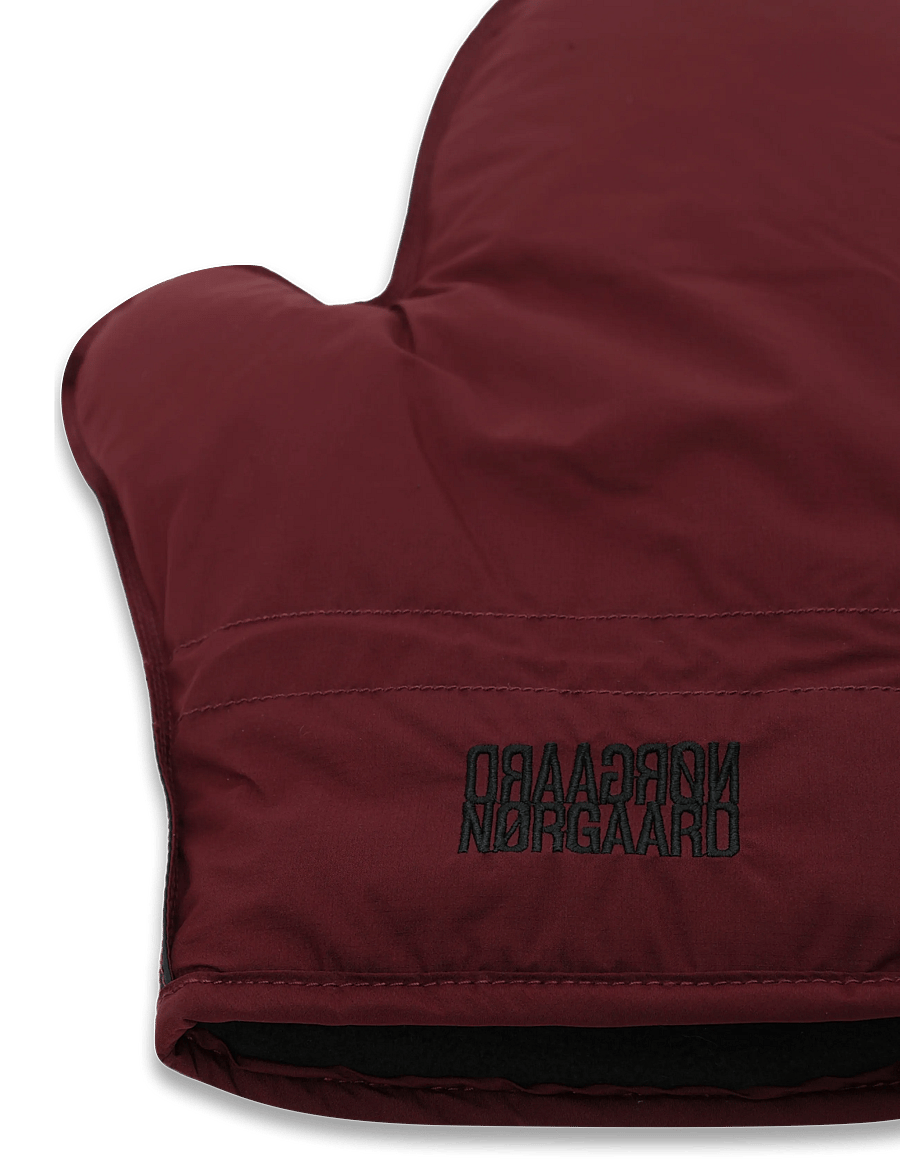 Mads Nørgaard - Light Ripstop Pillow Glove - mittens - sky captain/winetasting - 2