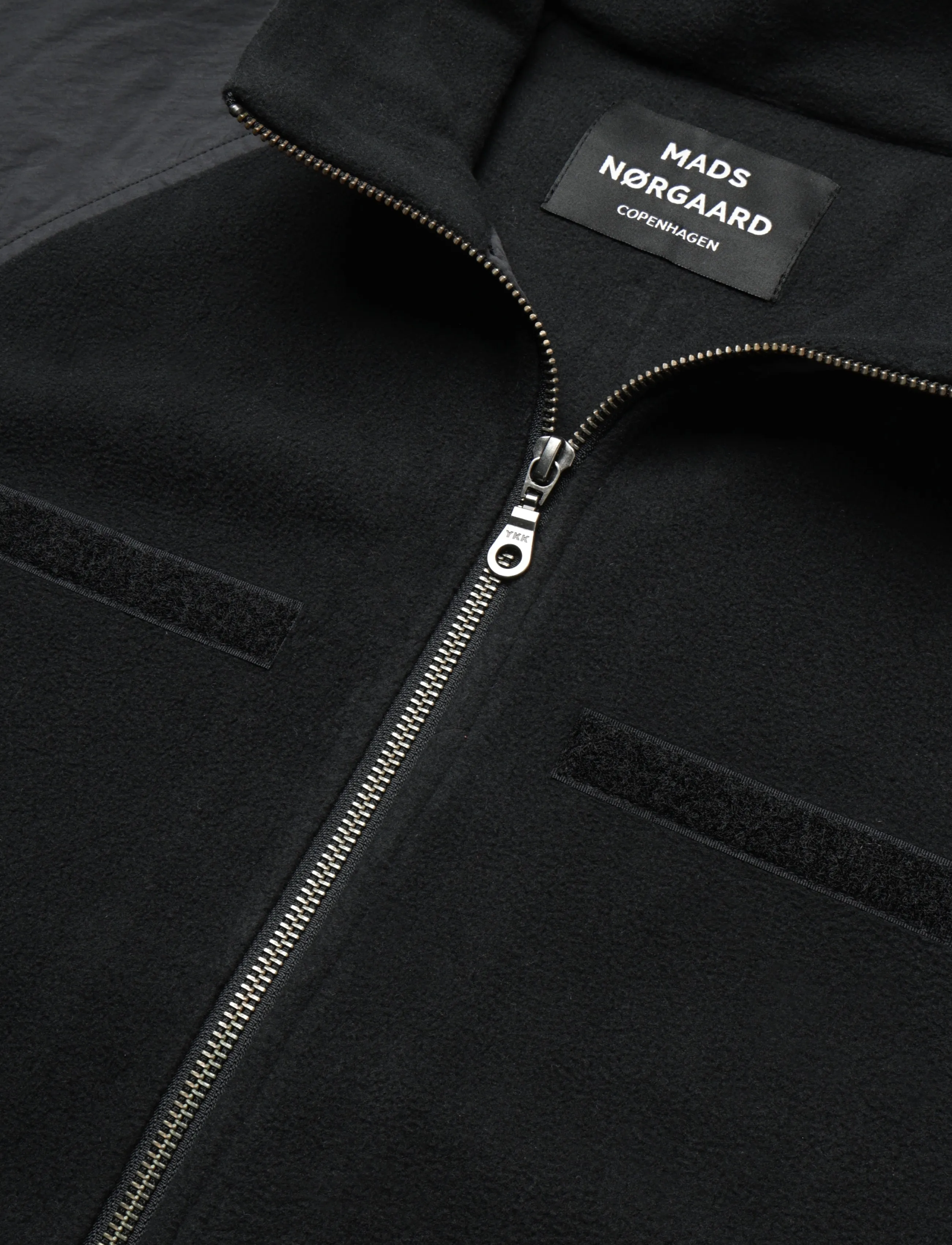 Mads Nørgaard - Fleece Contrast Jacket - black - 2