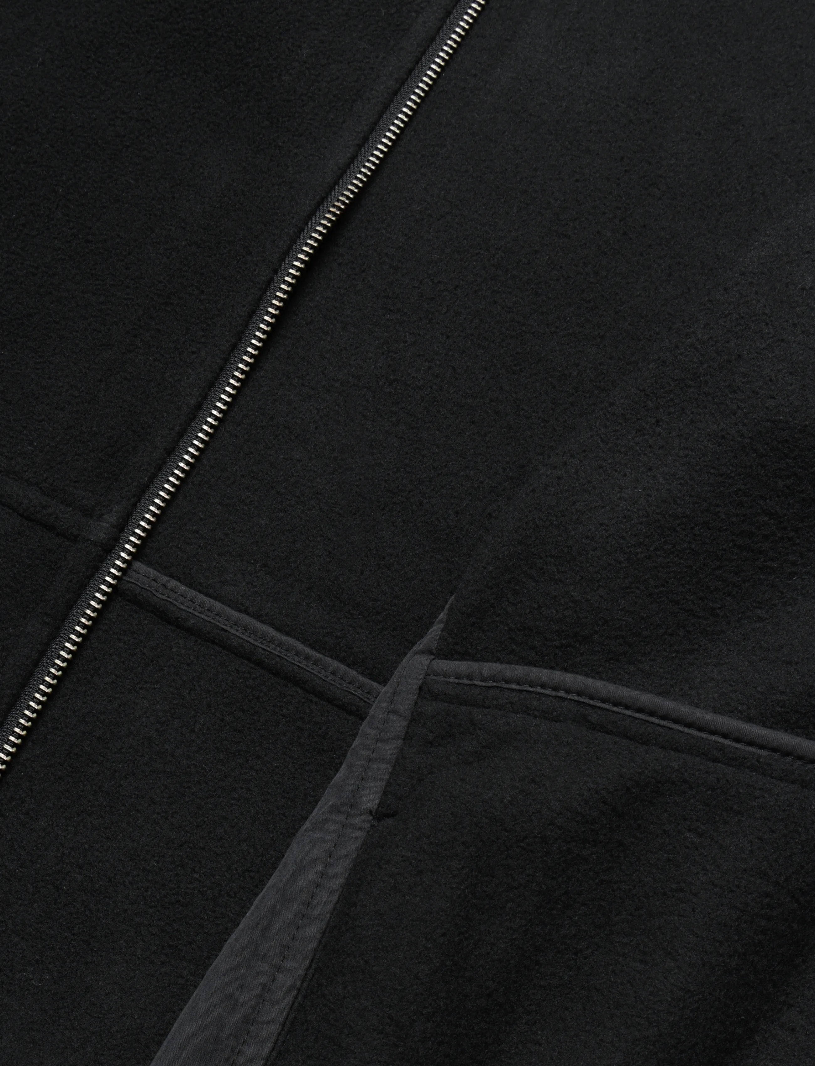 Mads Nørgaard - Fleece Contrast Jacket - black - 4