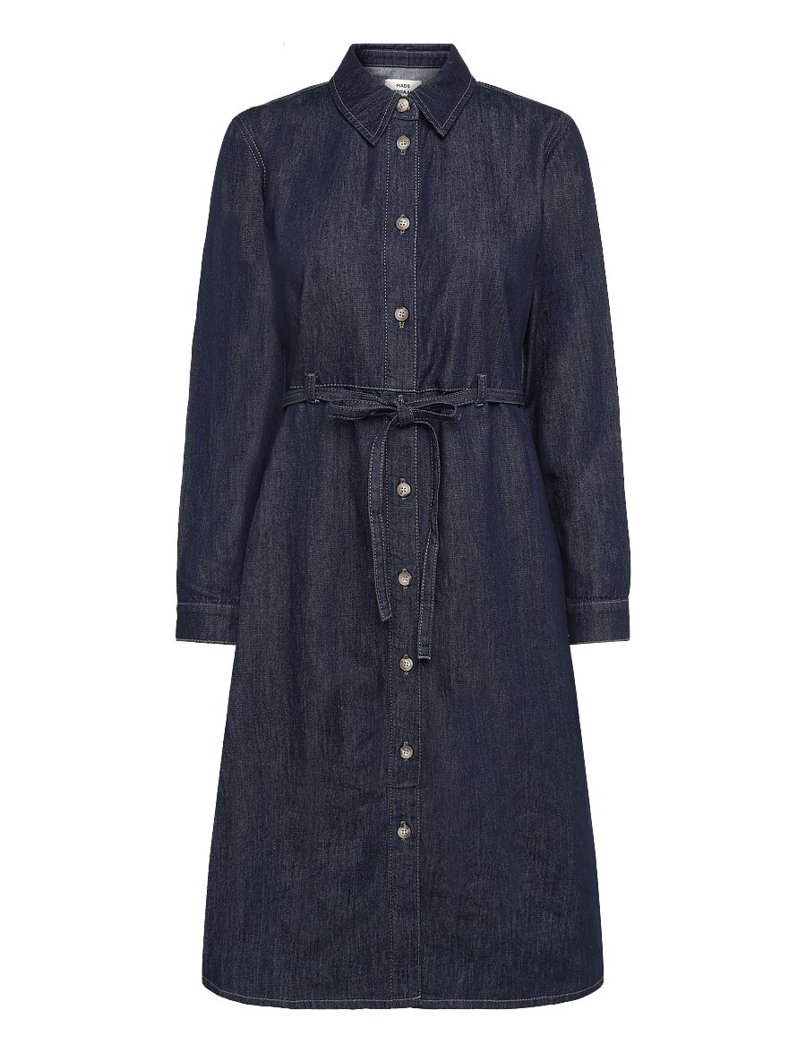 Mads Nørgaard - Cosy Denim Svanil Dress - jeanskleider - rinse - 1