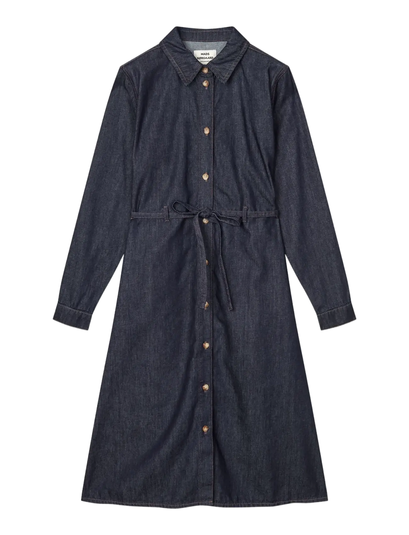 Mads Nørgaard - Cosy Denim Svanil Dress - denimkjoler - rinse - 1