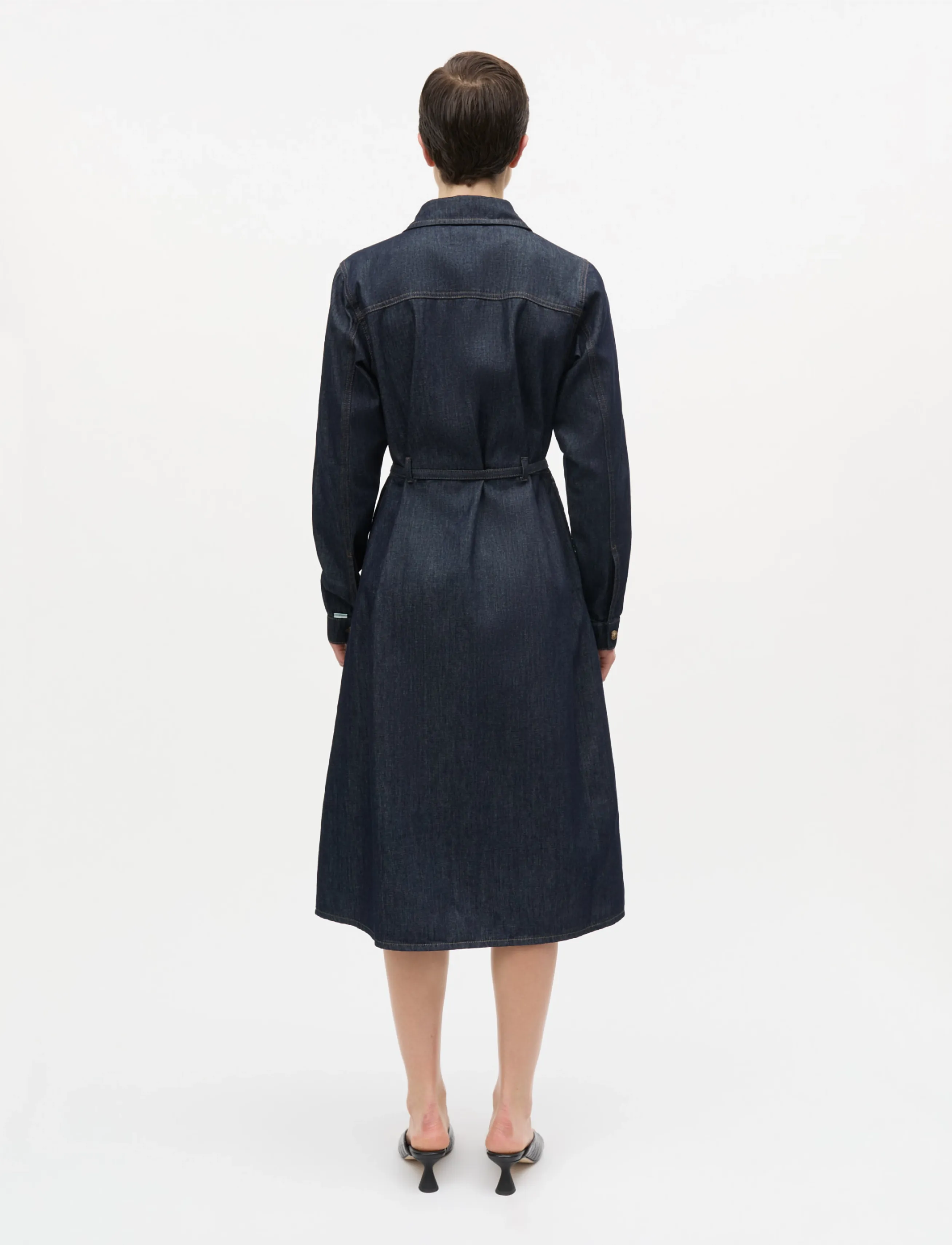 Mads Nørgaard - Cosy Denim Svanil Dress - denimkjoler - rinse - 2