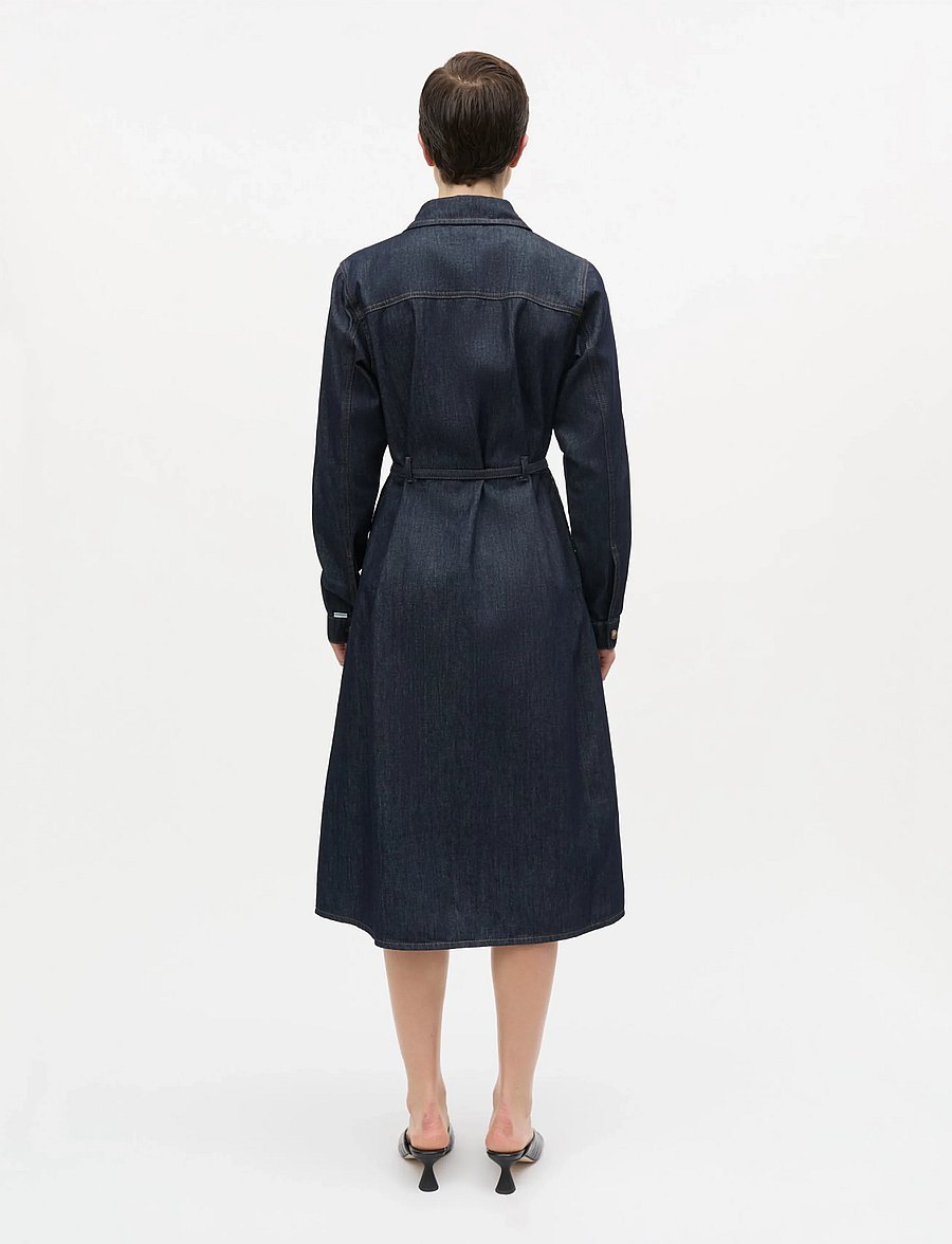 Mads Nørgaard - Cosy Denim Svanil Dress - denimkjoler - rinse - 2