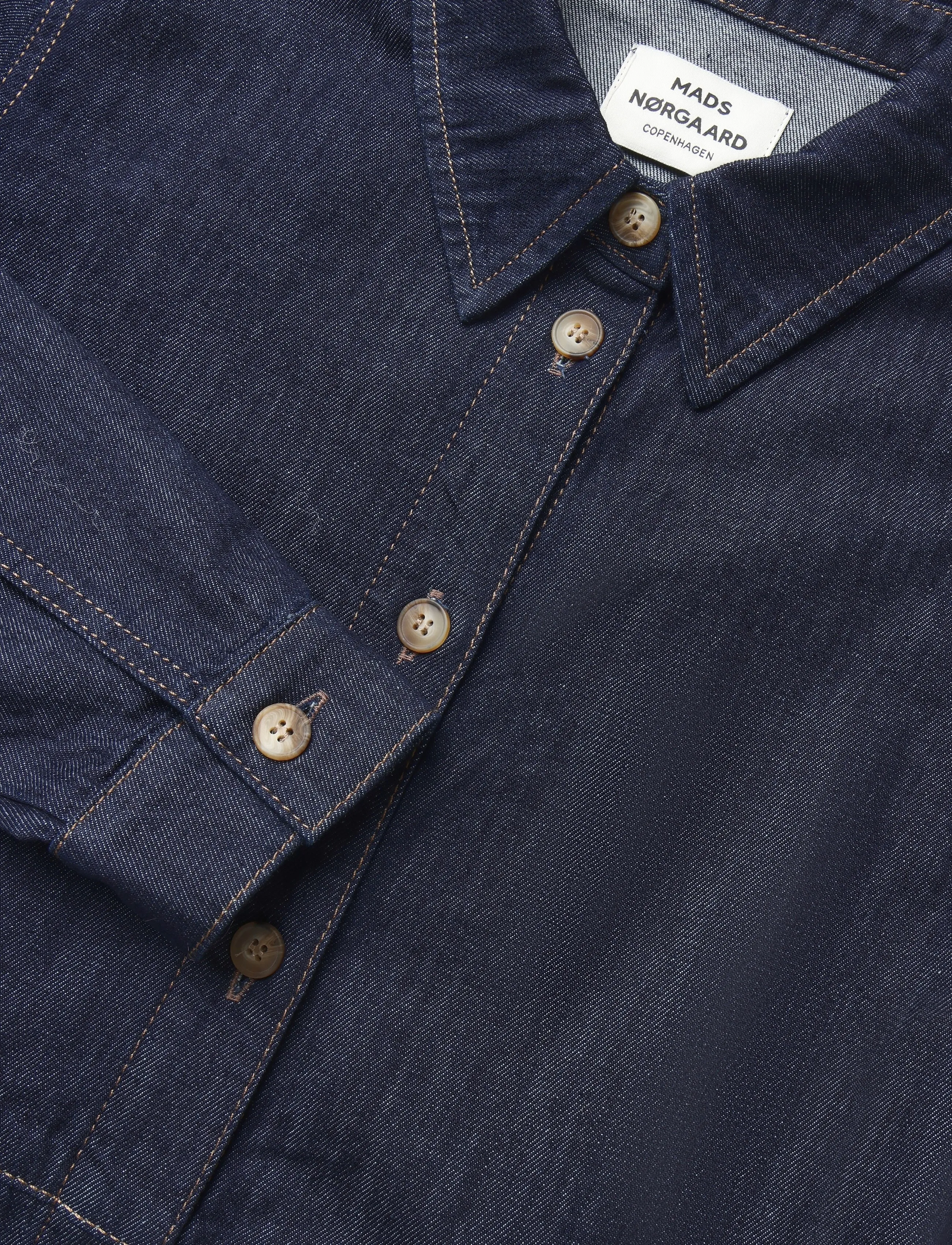 Mads Nørgaard - Cosy Denim Svanil Dress - jeanskleider - rinse - 4