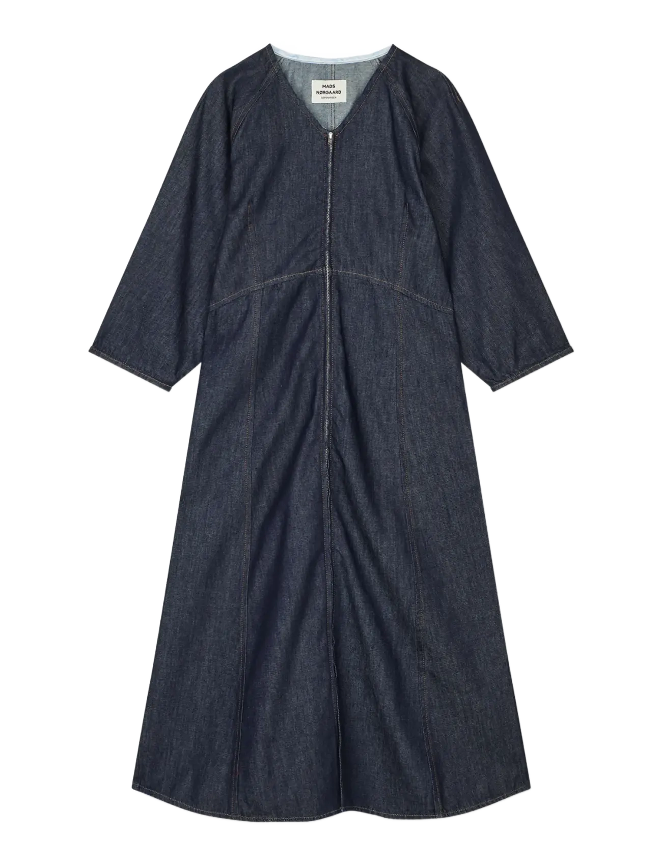 Mads Nørgaard - Cosy Denim Gudrun Dress - denimkjoler - rinse - 1