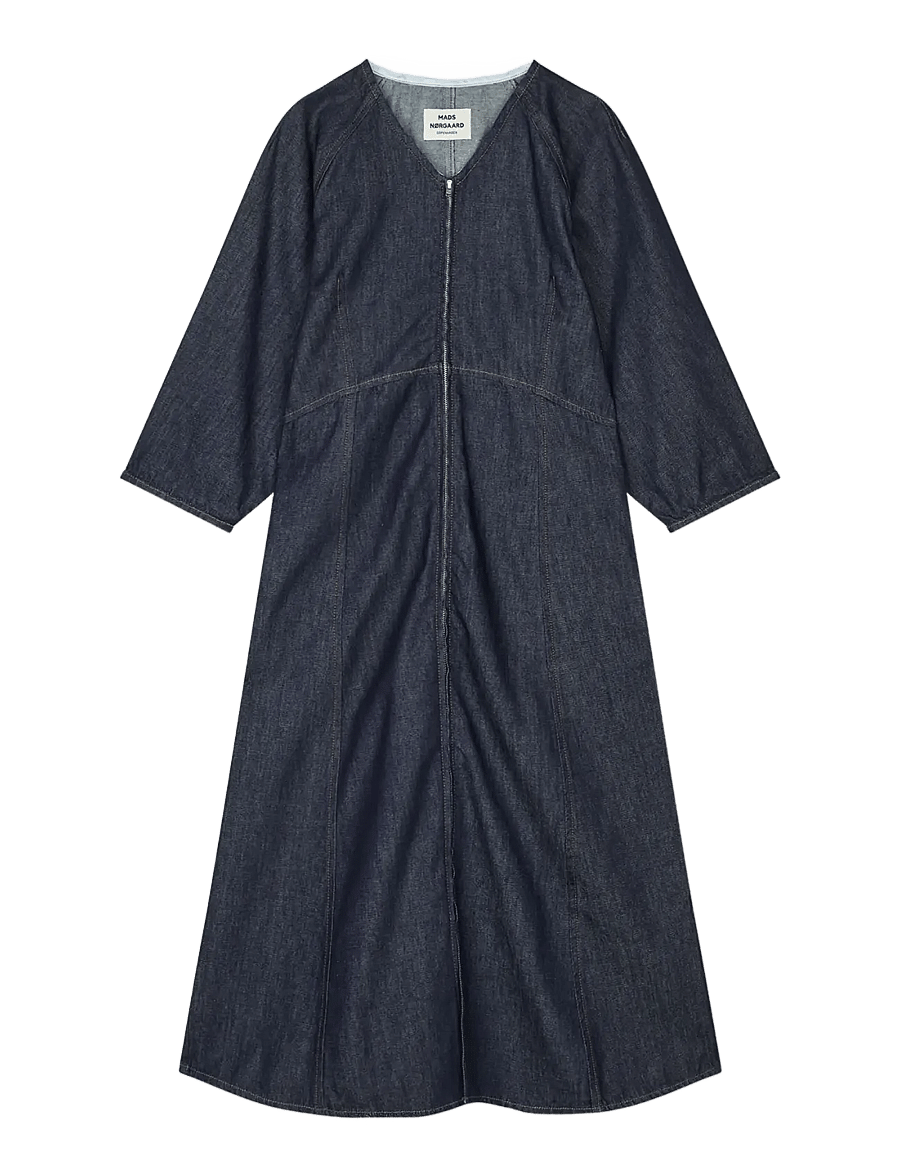 Mads Nørgaard - Cosy Denim Gudrun Dress - jeanskleider - rinse - 1