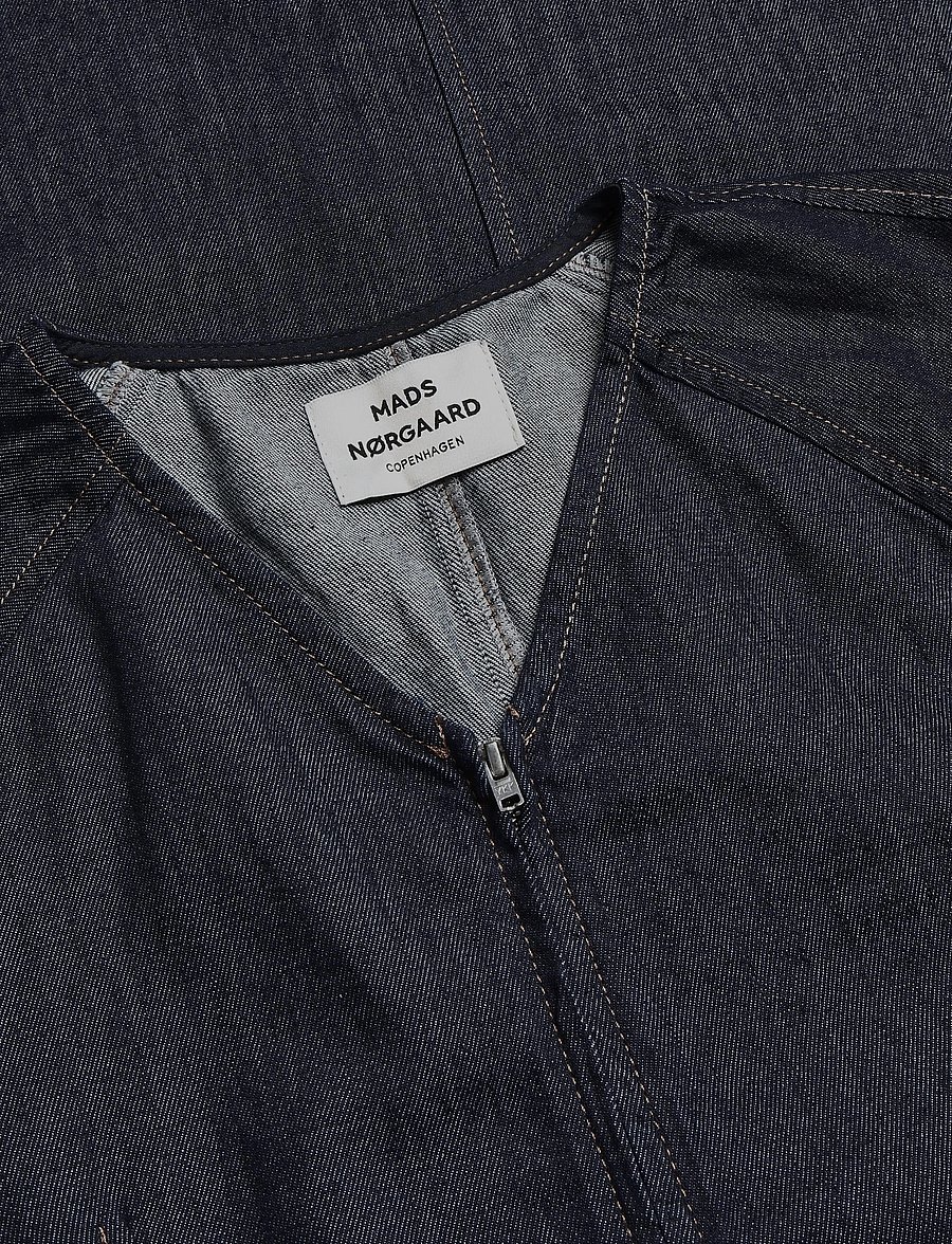 Mads Nørgaard - Cosy Denim Gudrun Dress - farkkumekot - rinse - 4