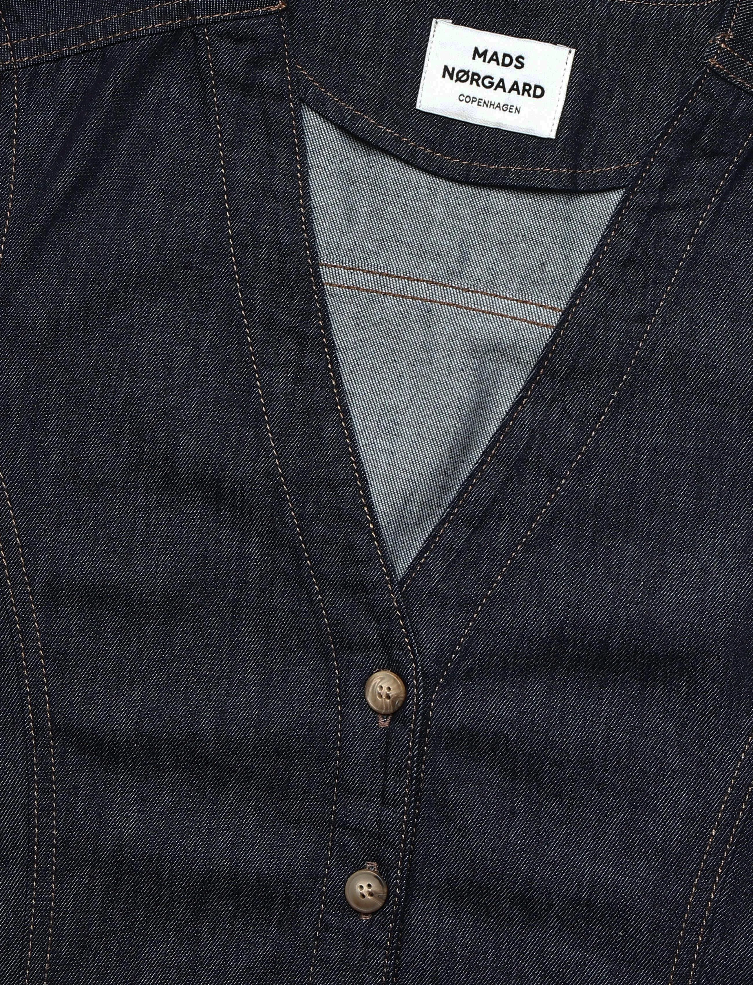 Mads Nørgaard - Cosy Denim Maya Shirt - jeansskjortor - rinse - 4
