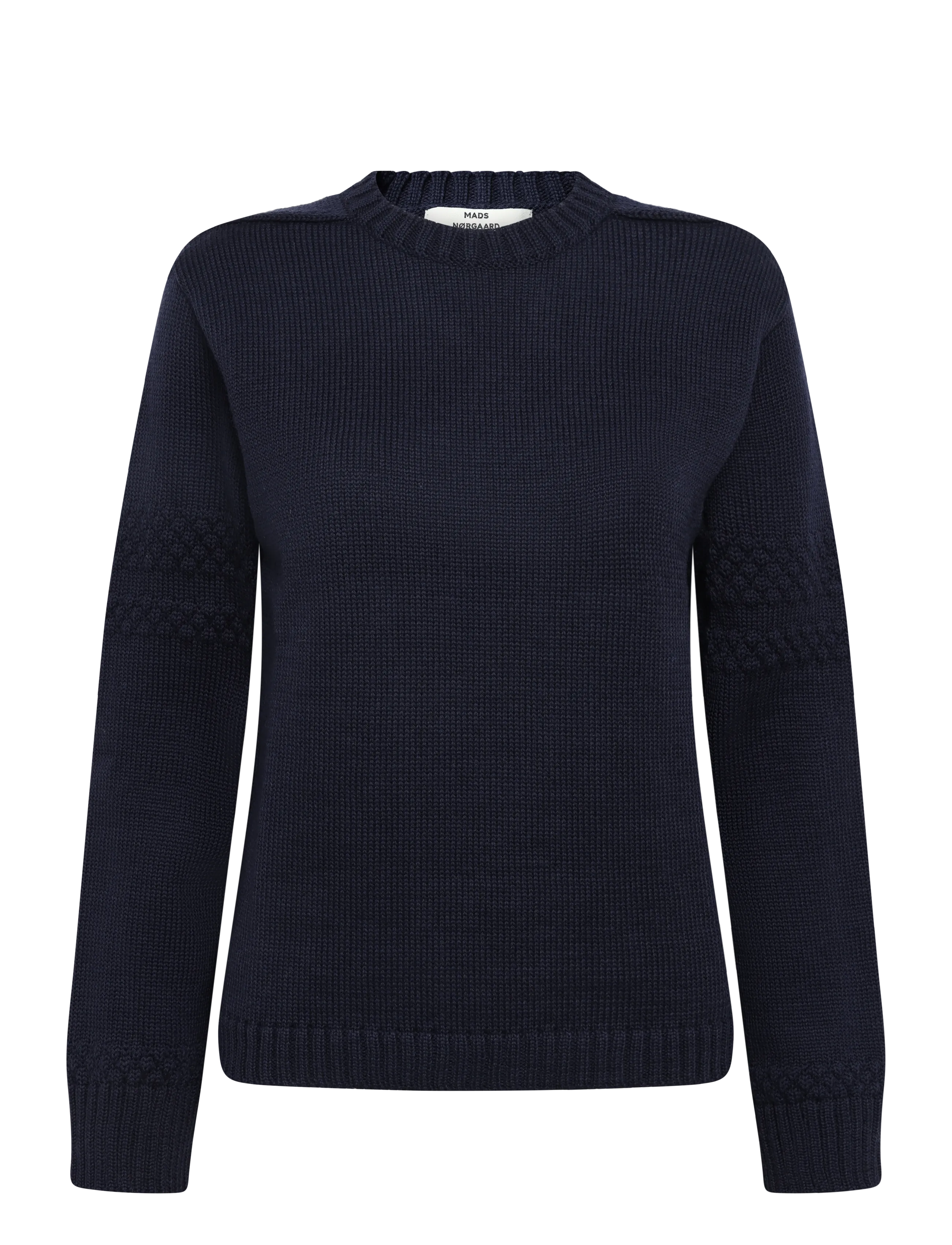 Mads Nørgaard Wool Karoline Sweater - Strik - SKY CAPTAIN / navy