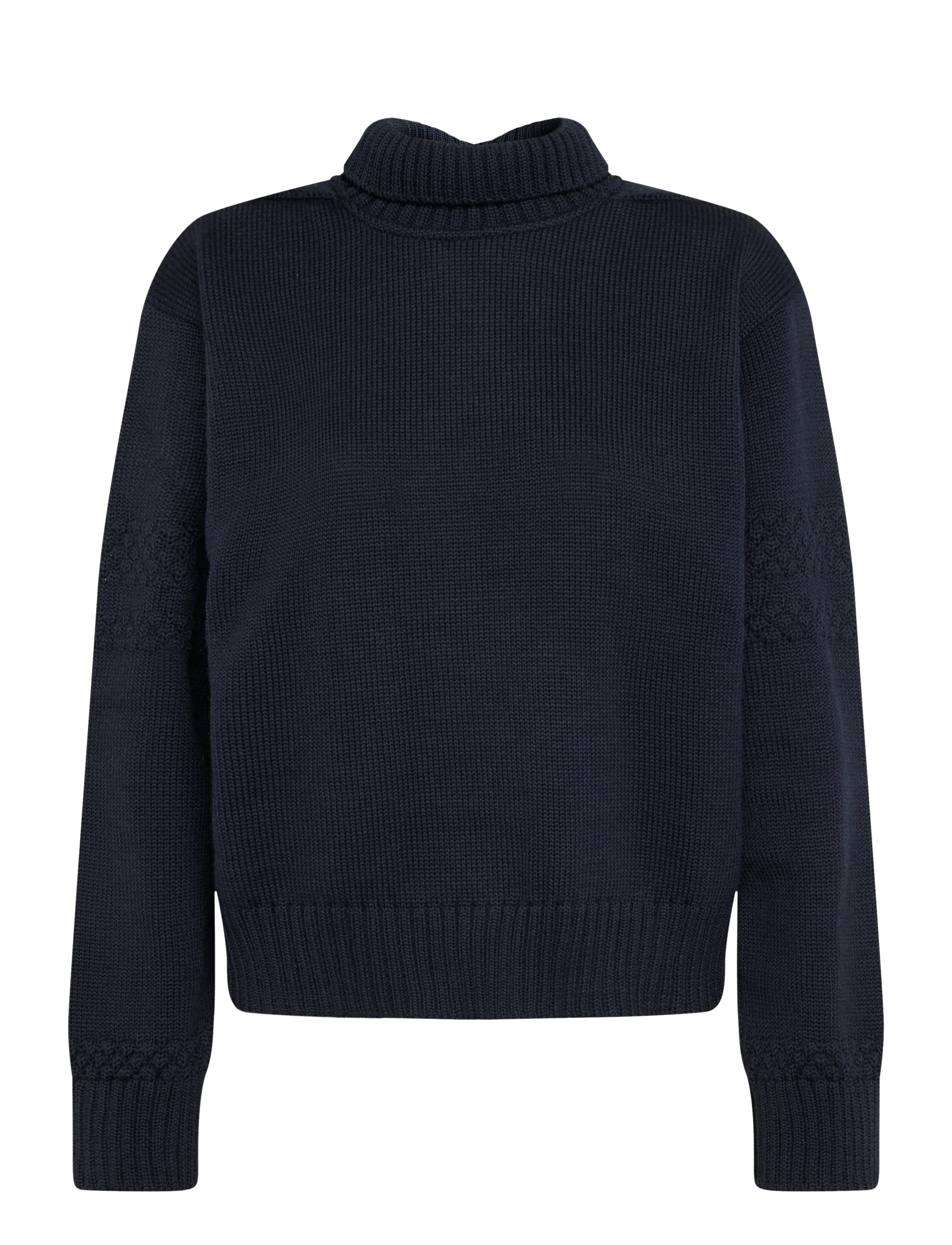 Mads Nørgaard - Wool Berthe Turtleneck Sweater - striktrøjer - sky captain - 0