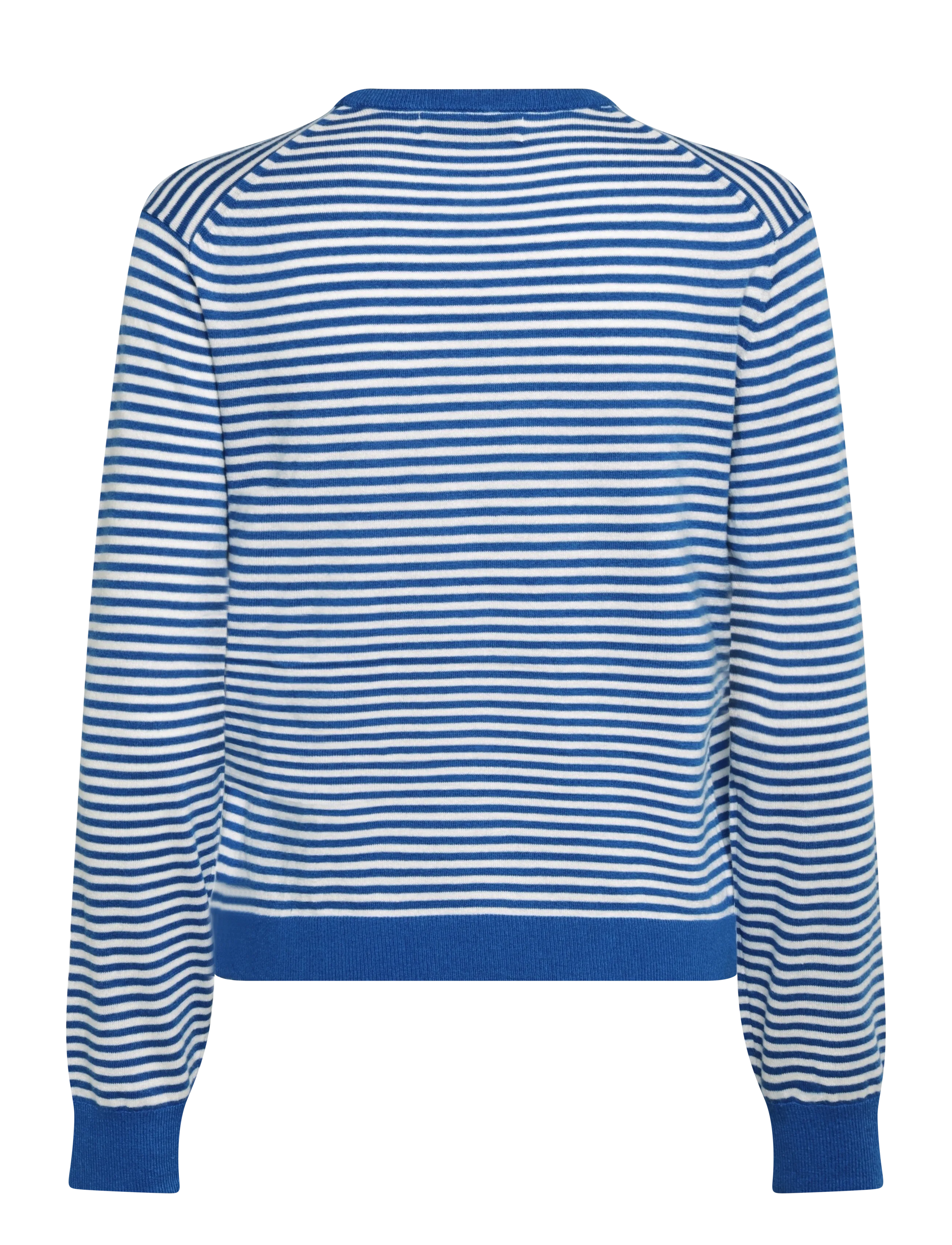 Mads Nørgaard - Fine Merino Emma Stripe Knit - lapis blue/vanilla ice - 1