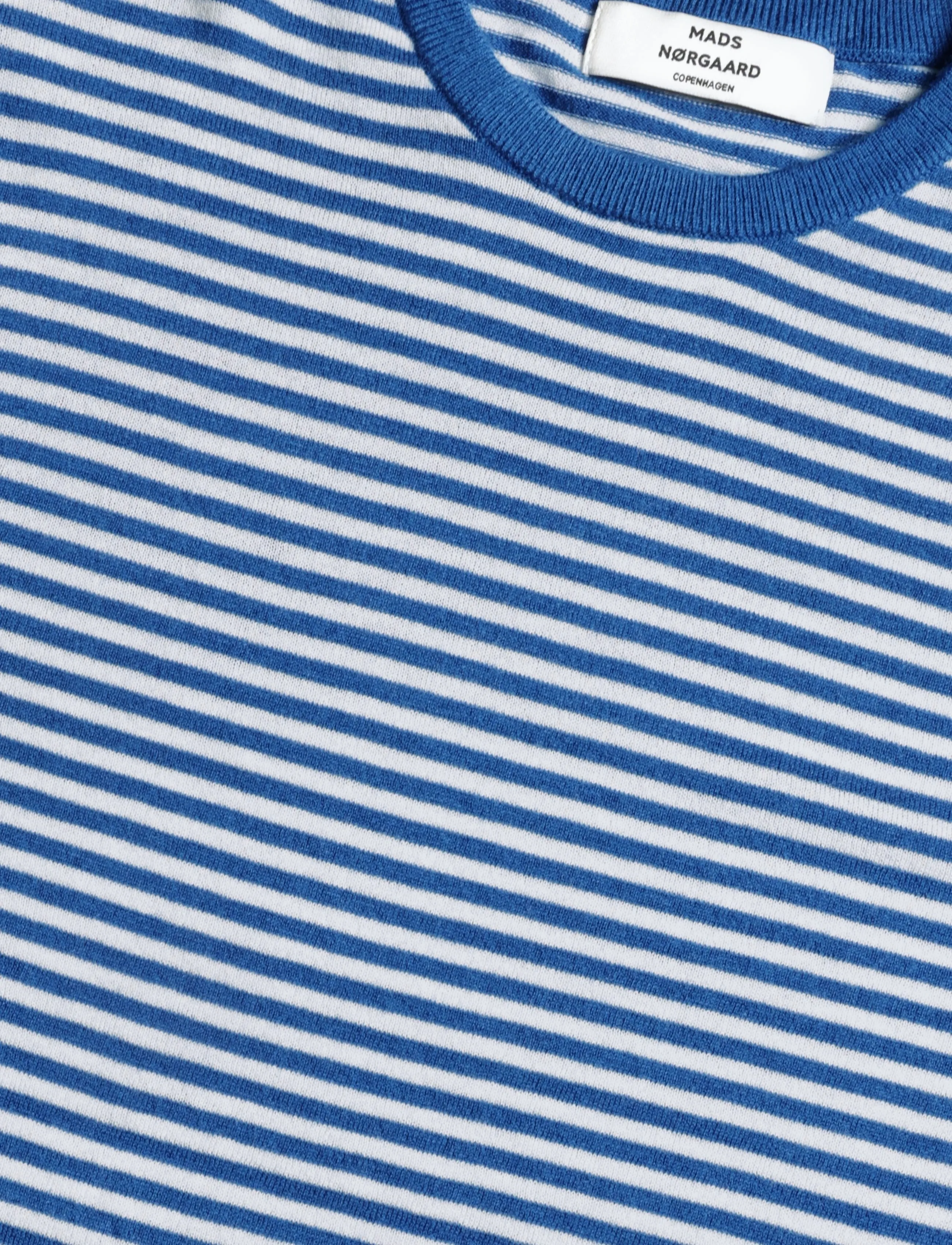 Mads Nørgaard - Fine Merino Emma Stripe Knit - lapis blue/vanilla ice - 2