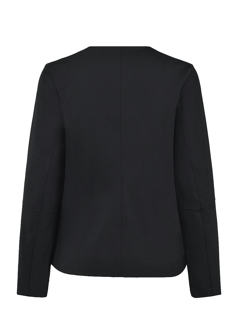Mads Nørgaard - Stretchy Nylon Sara Jacket - Üherealised pintsakud - black - 1