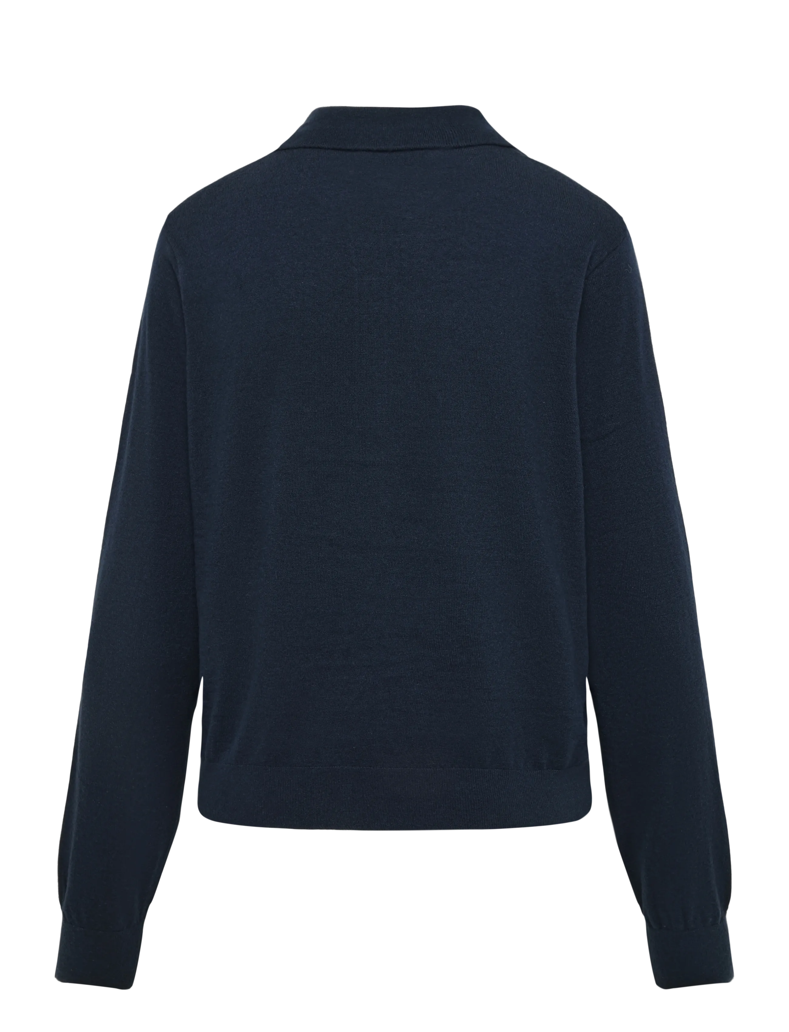 Mads Nørgaard - Fine Merino Rosa Polo Knit - sky captain - 2