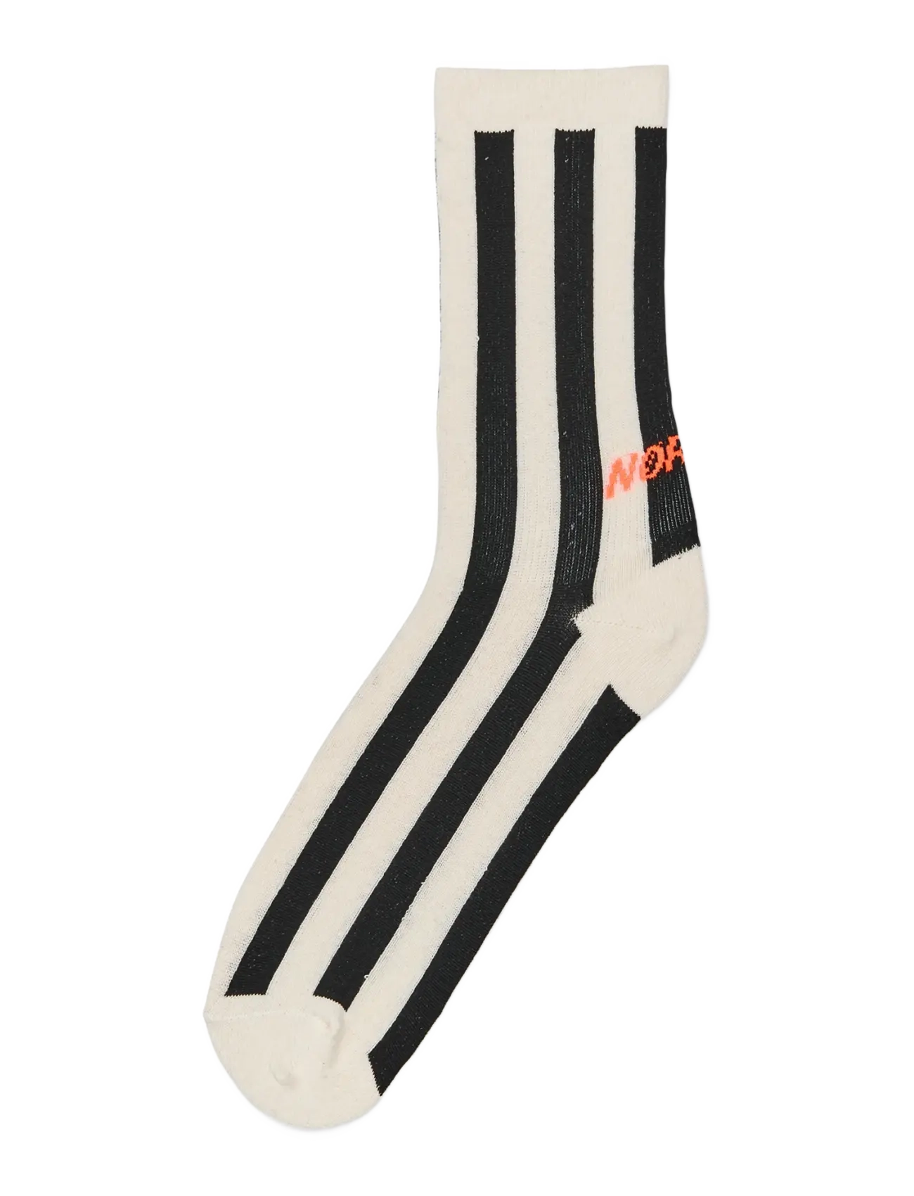 Mads Nørgaard Antonella Sock Single - Socken - BLACK/VANILLA ICE / cream