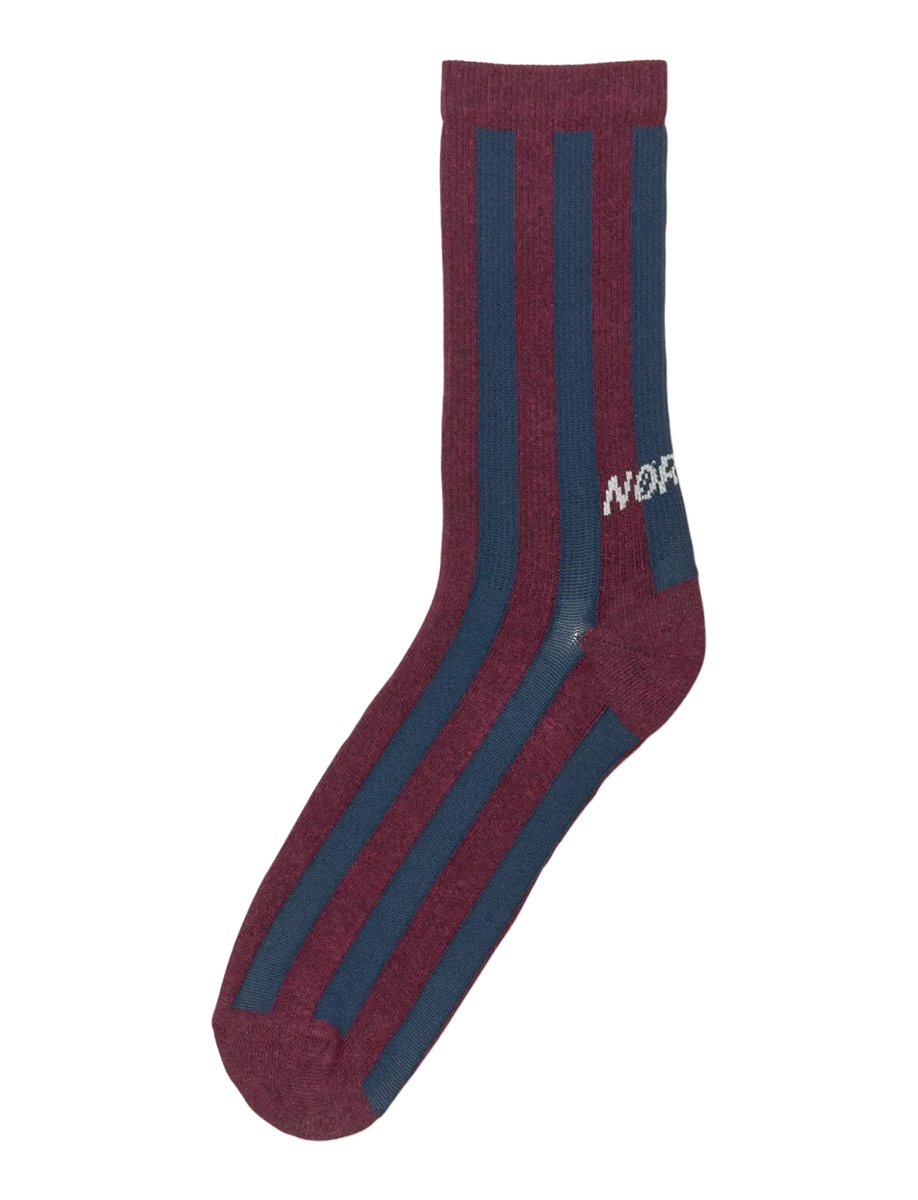 Mads Nørgaard Antonella Sock Single - Chaussettes - WINETASTING / burgundy