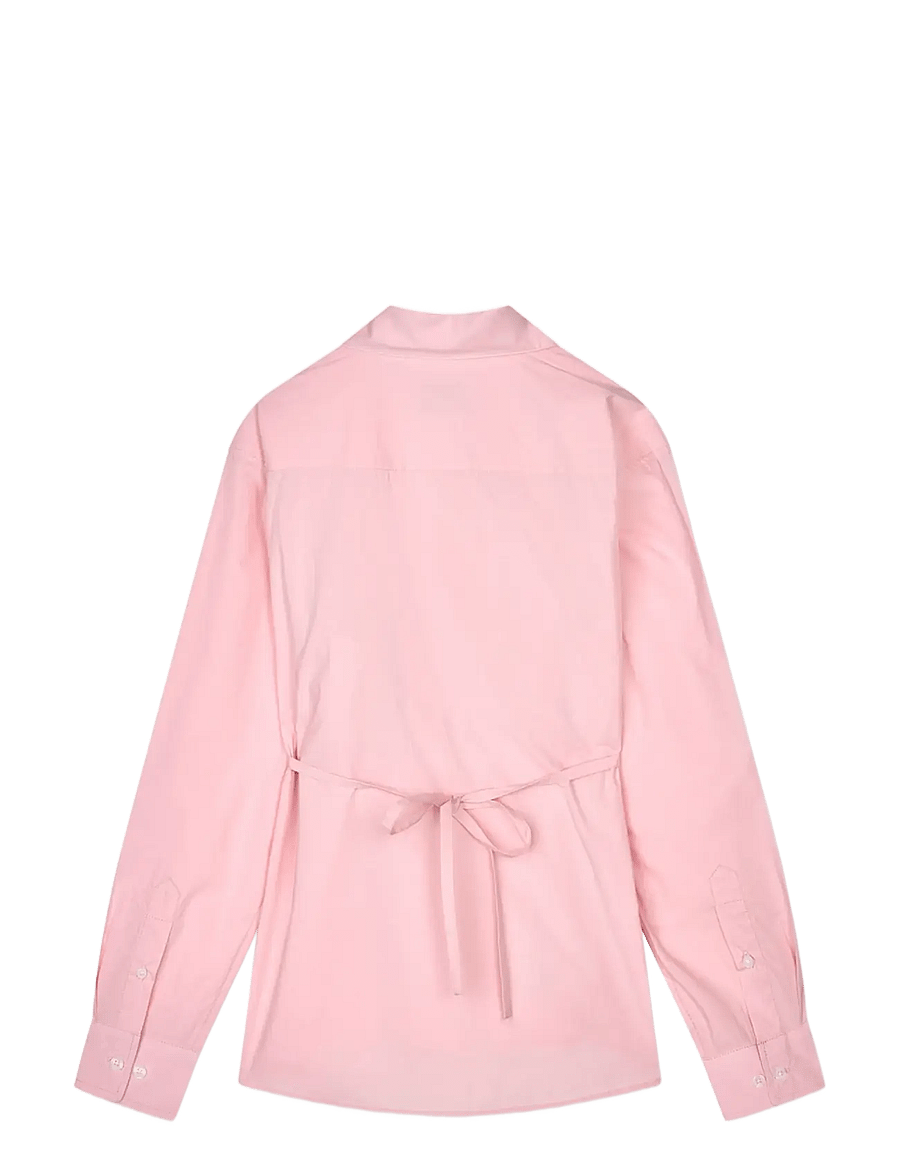 Mads Nørgaard - Peach Poplin Shelly Shirt - pikkade varrukatega särgid - fairy tale pink - 2