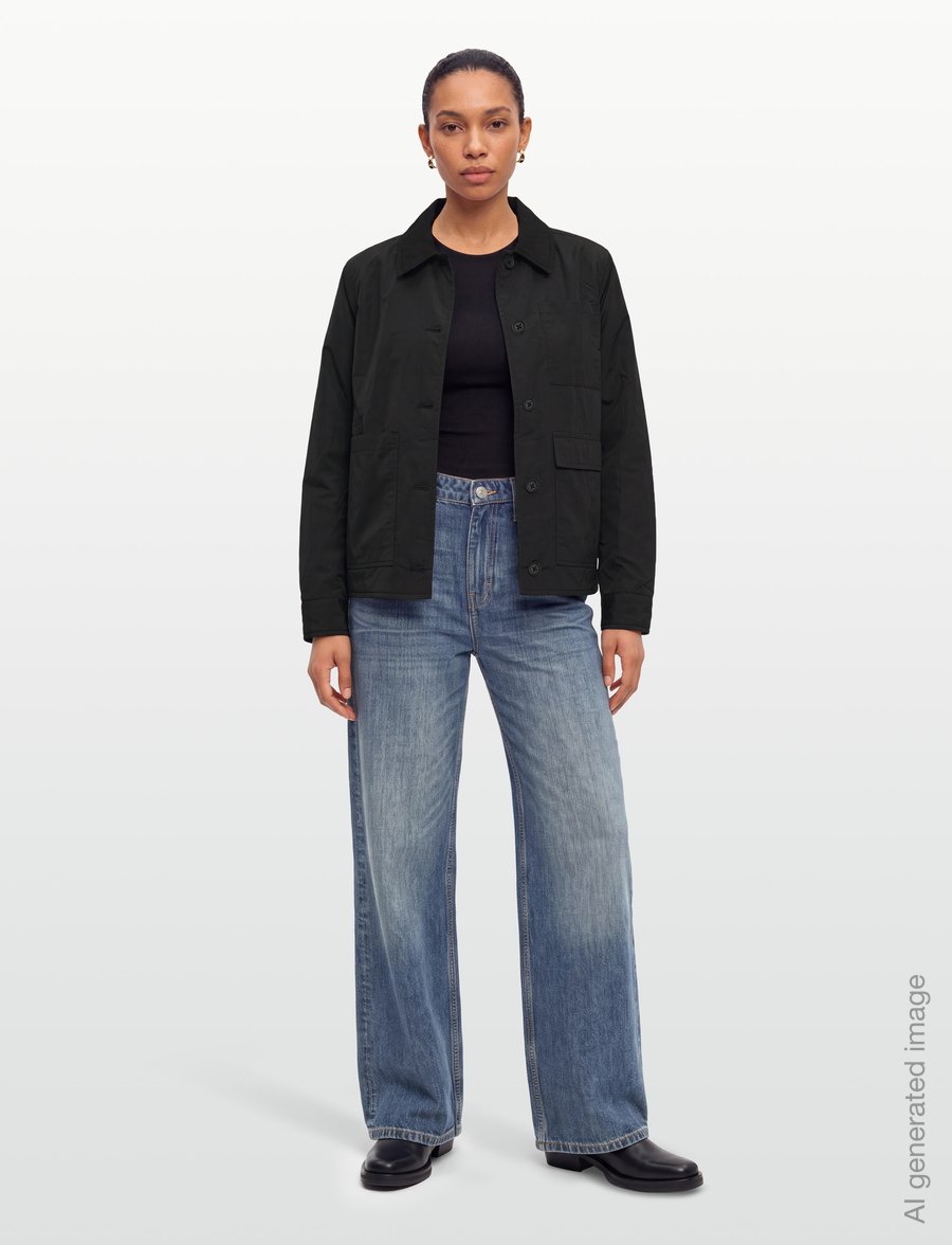 Mads Nørgaard - Sherlon Mathilda Jacket - utility-jacken - black - 0