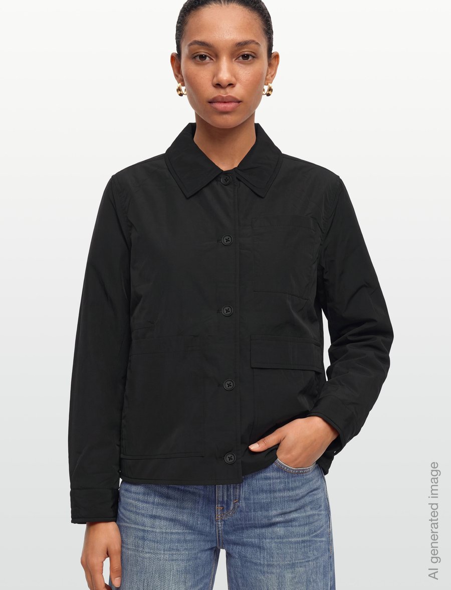 Mads Nørgaard - Sherlon Mathilda Jacket - utility-jacken - black - 3