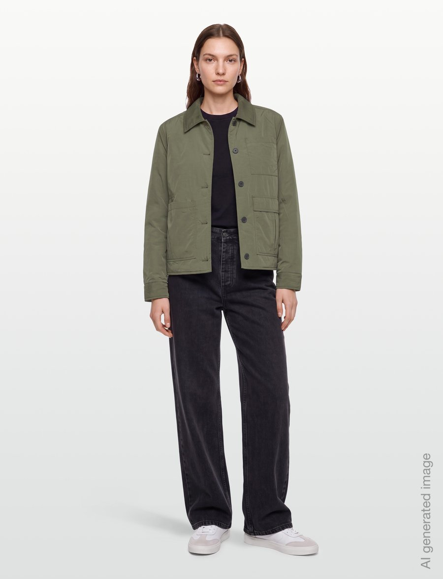 Mads Nørgaard - Sherlon Mathilda Jacket - utility-jacken - tarmac - 0