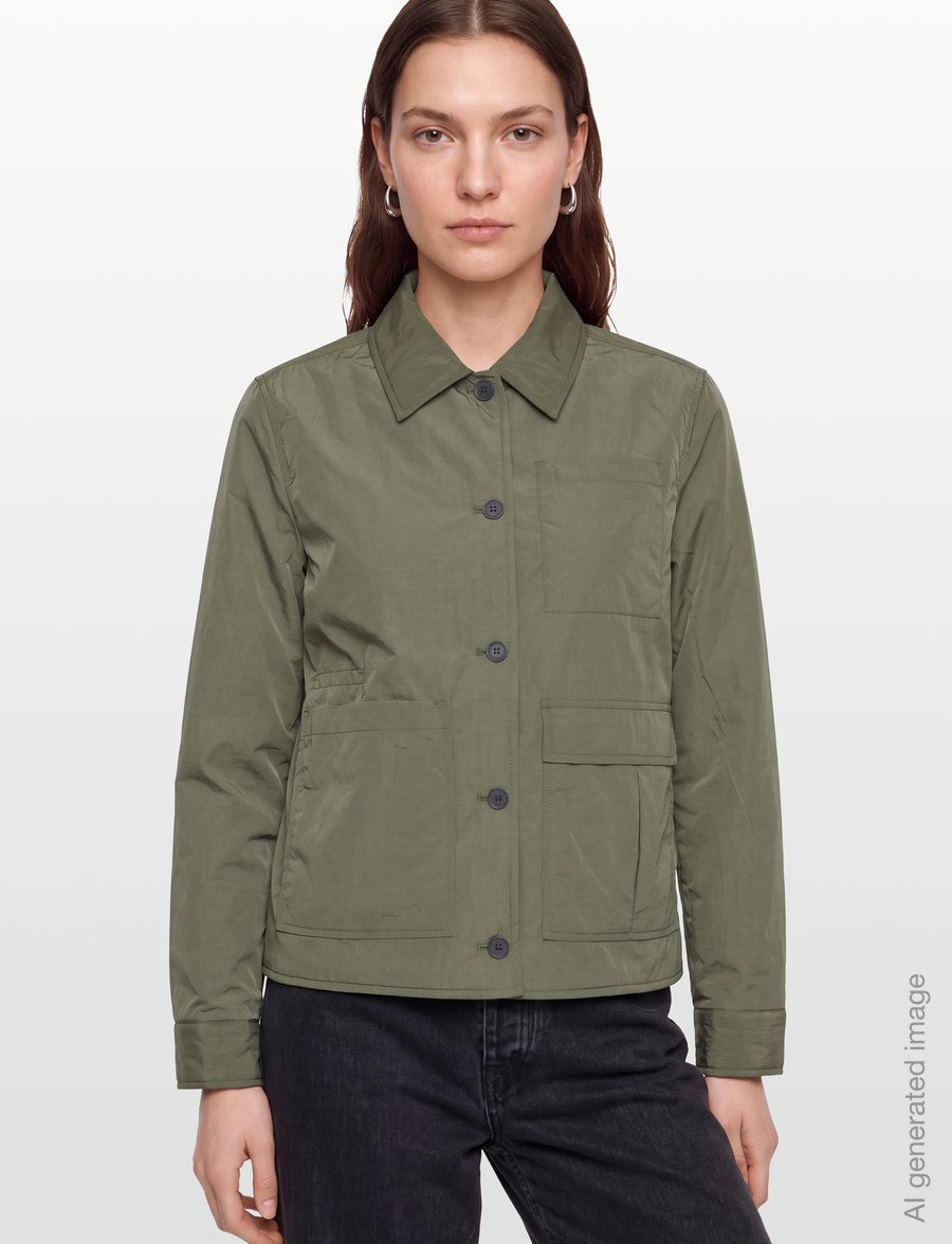 Mads Nørgaard - Sherlon Mathilda Jacket - utility-jacken - tarmac - 3